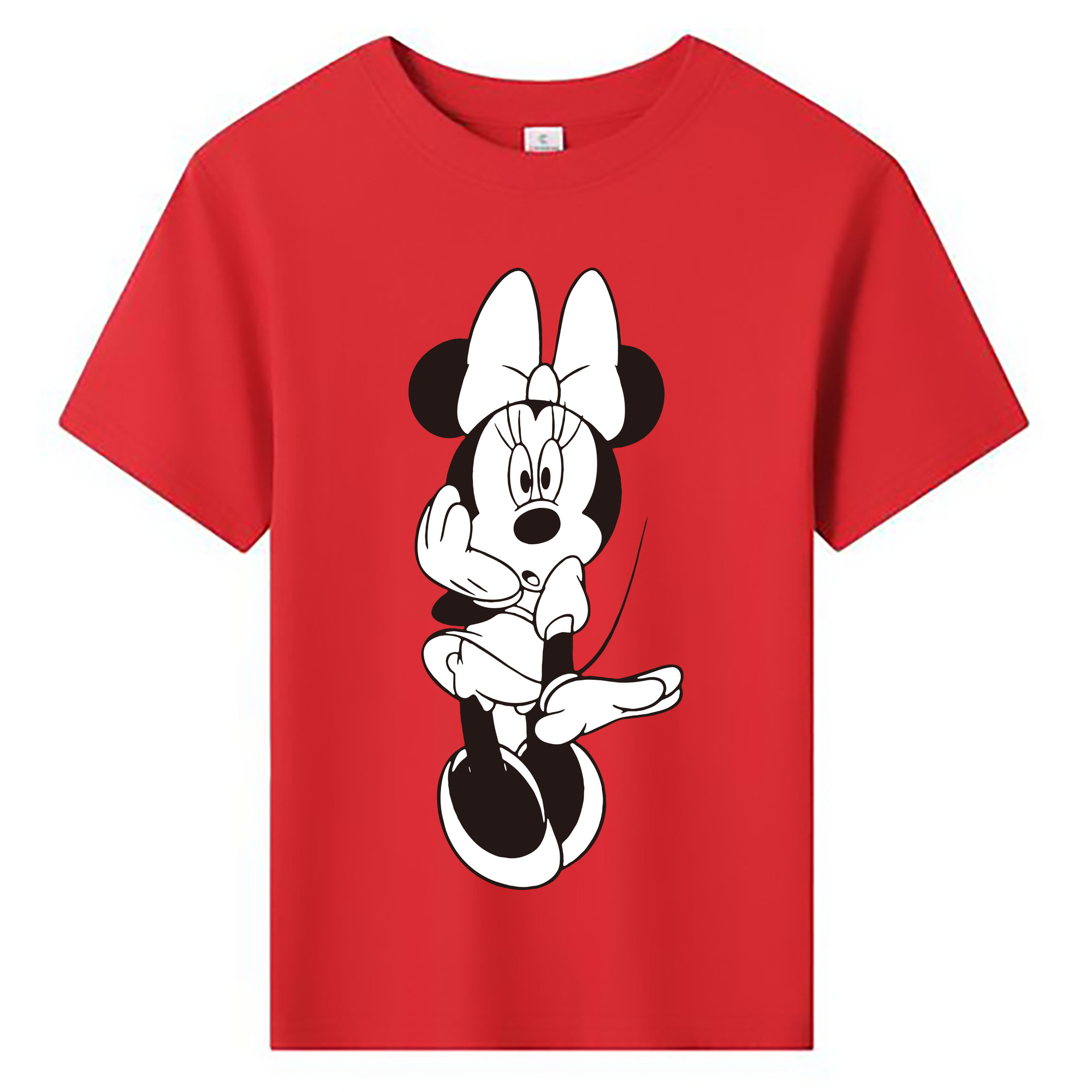 ミッキーマウス Mickey Mouse 綿100％キッズTシャツ（フロントプリント）