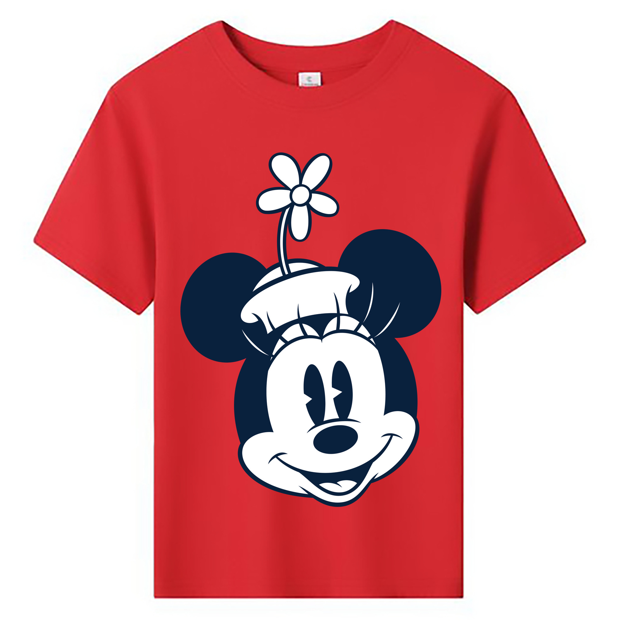 ミッキーマウス Mickey Mouse 綿100％キッズTシャツ（フロントプリント）