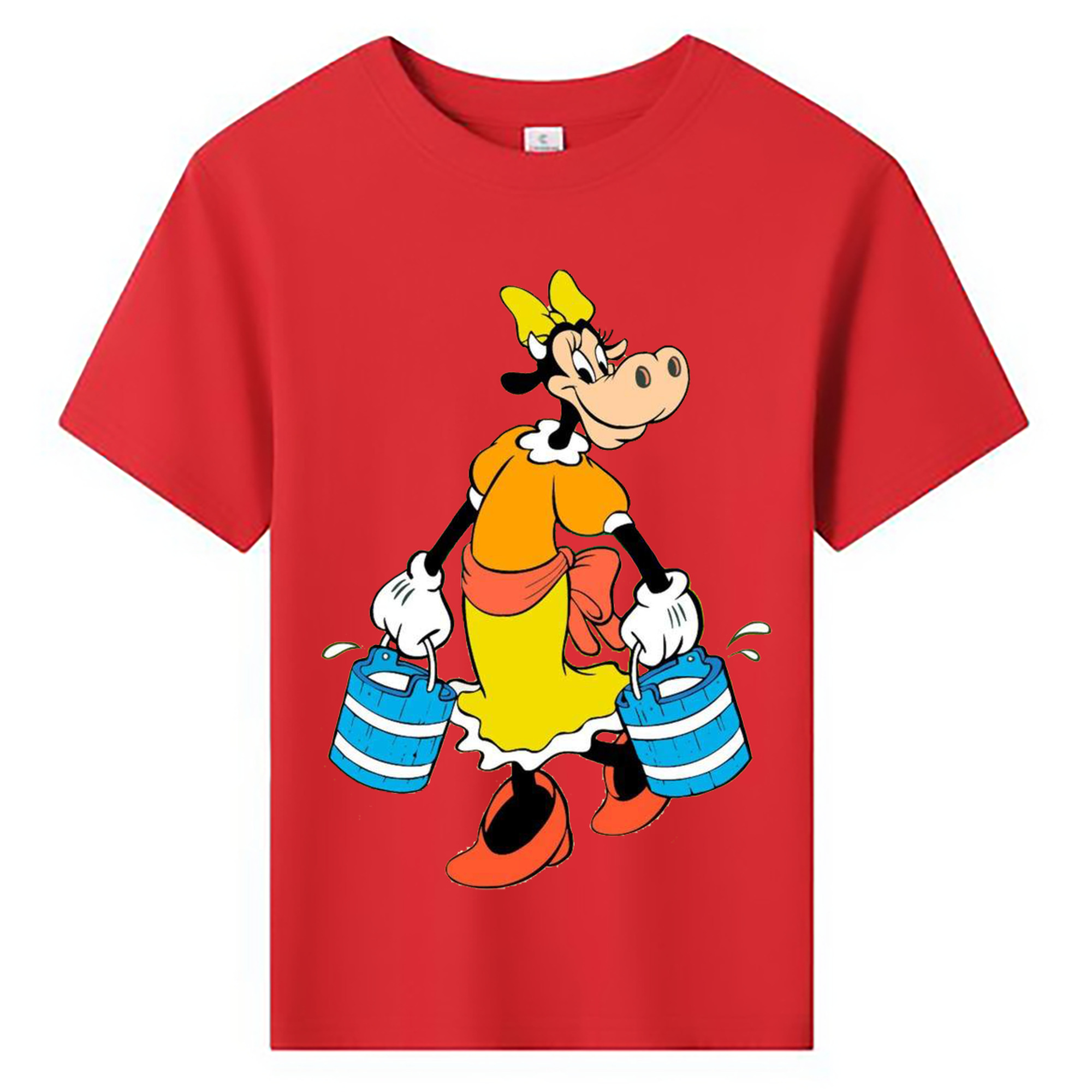 ミッキーマウス Mickey Mouse 綿100％キッズTシャツ（フロントプリント）