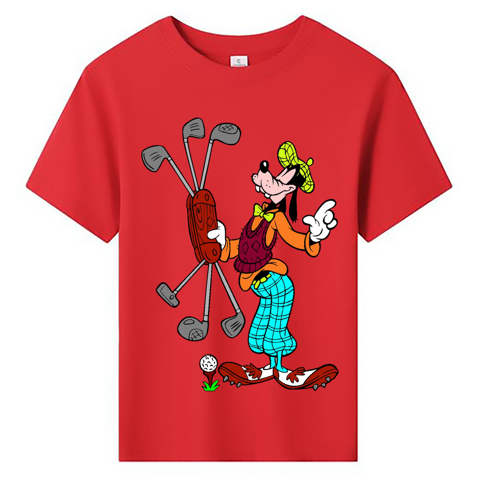 ミッキーマウス Mickey Mouse 綿100％キッズTシャツ（フロントプリント）