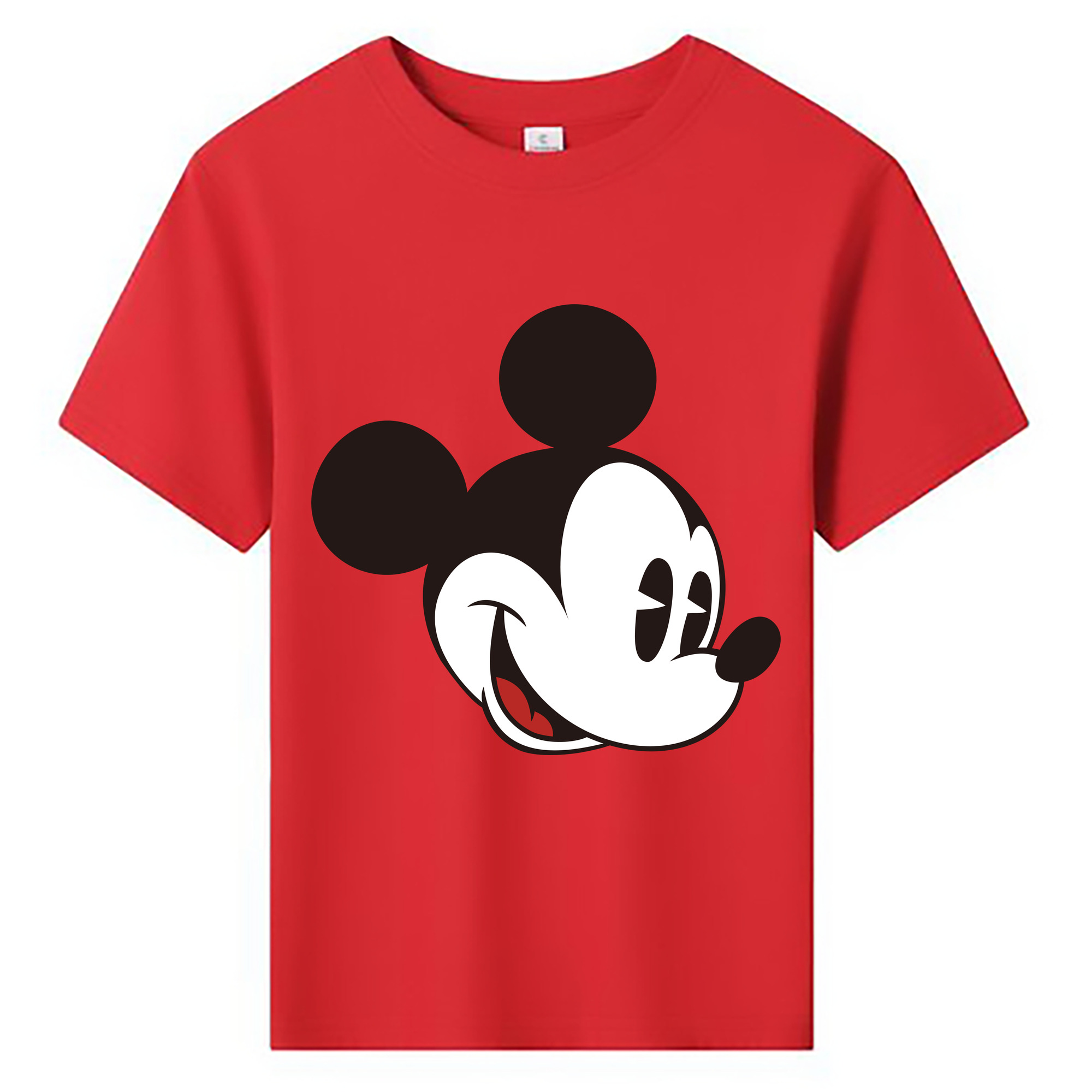 ミッキーマウス Mickey Mouse 綿100％キッズTシャツ（フロントプリント）