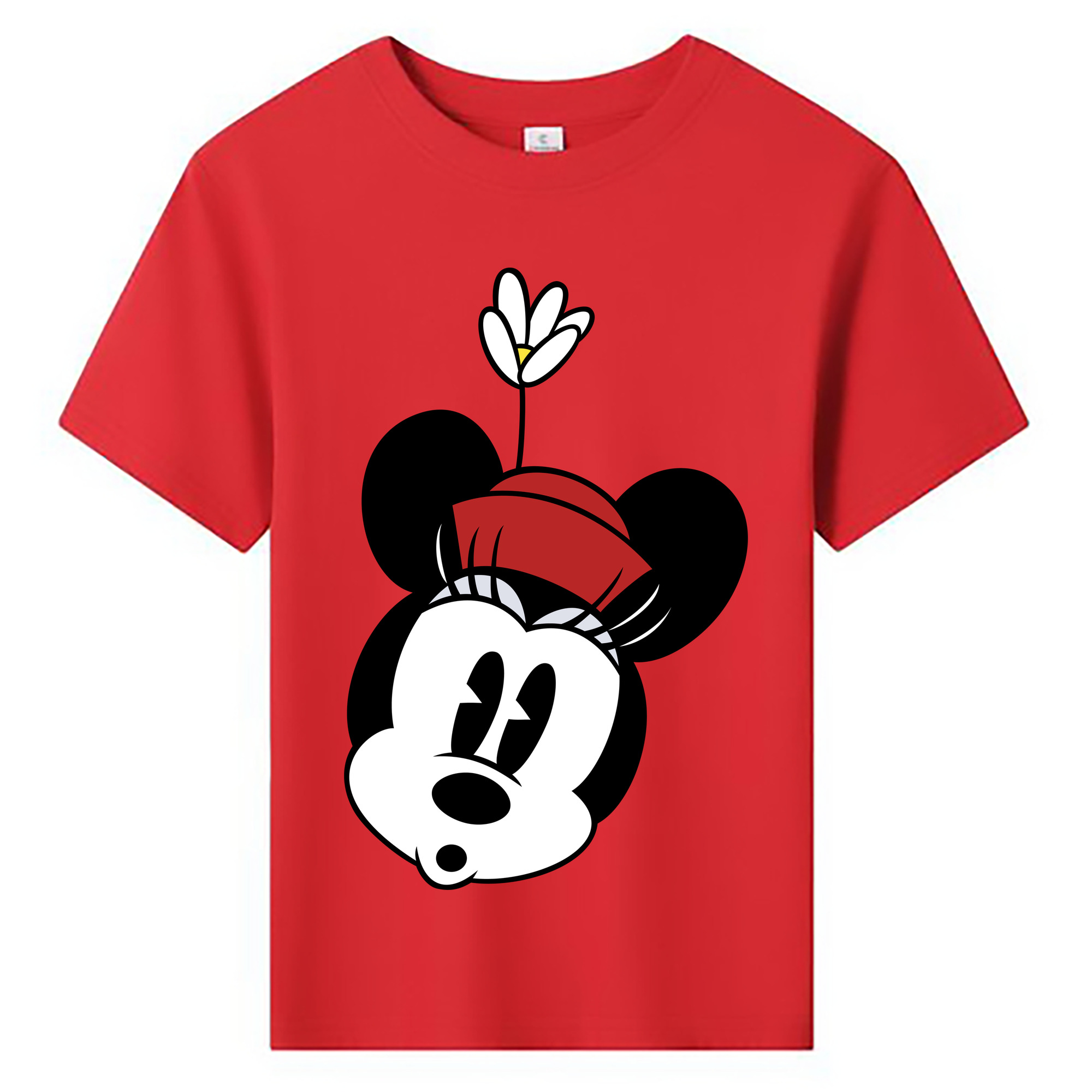 ミッキーマウス Mickey Mouse 綿100％キッズTシャツ（フロントプリント）