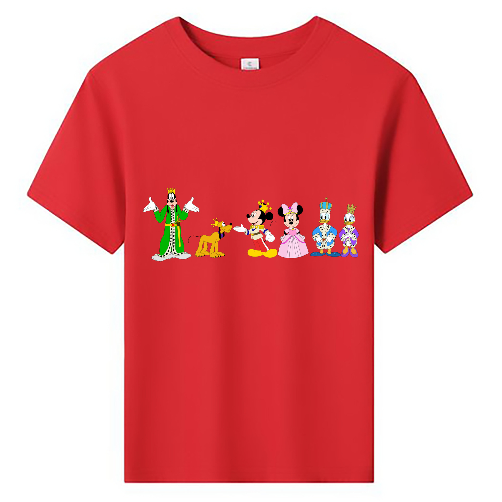 ミッキーマウス Mickey Mouse 綿100％キッズTシャツ（フロントプリント）