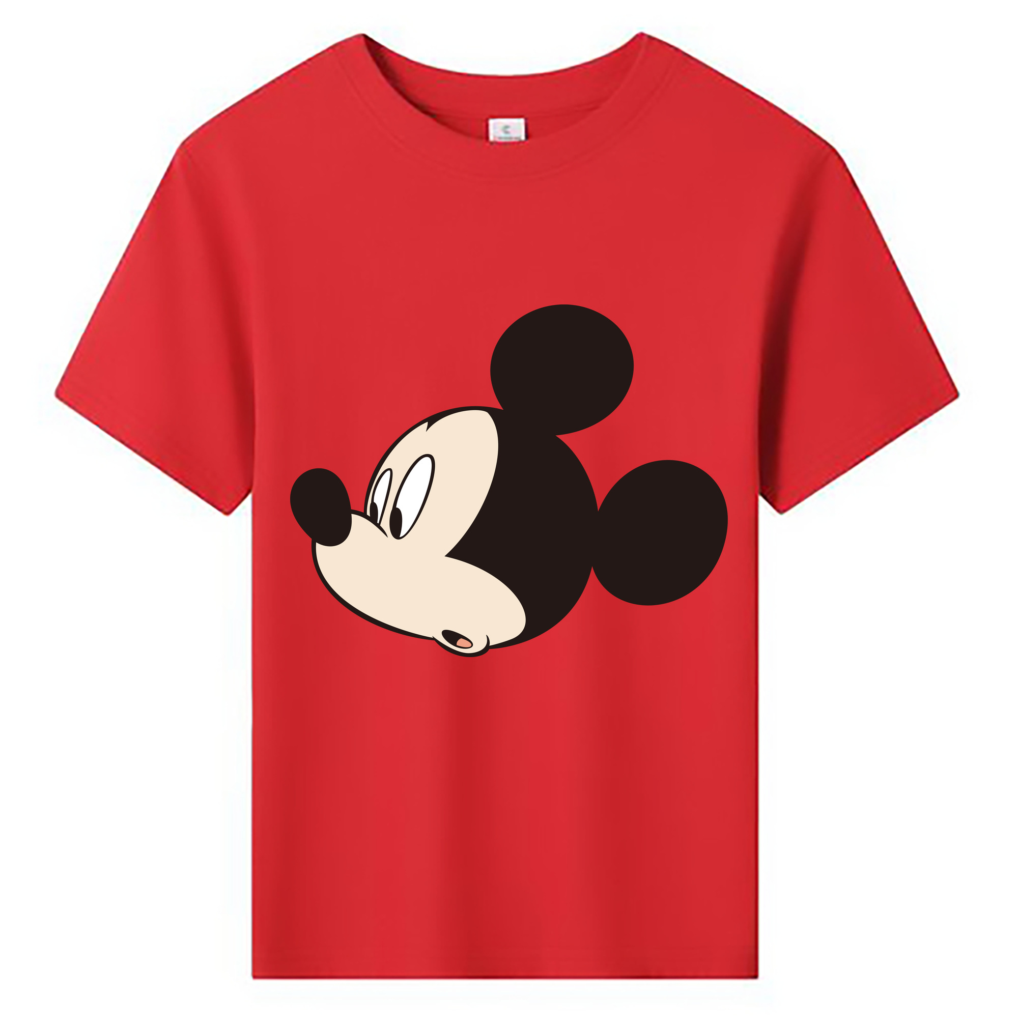 ミッキーマウス Mickey Mouse 綿100％キッズTシャツ（フロントプリント）