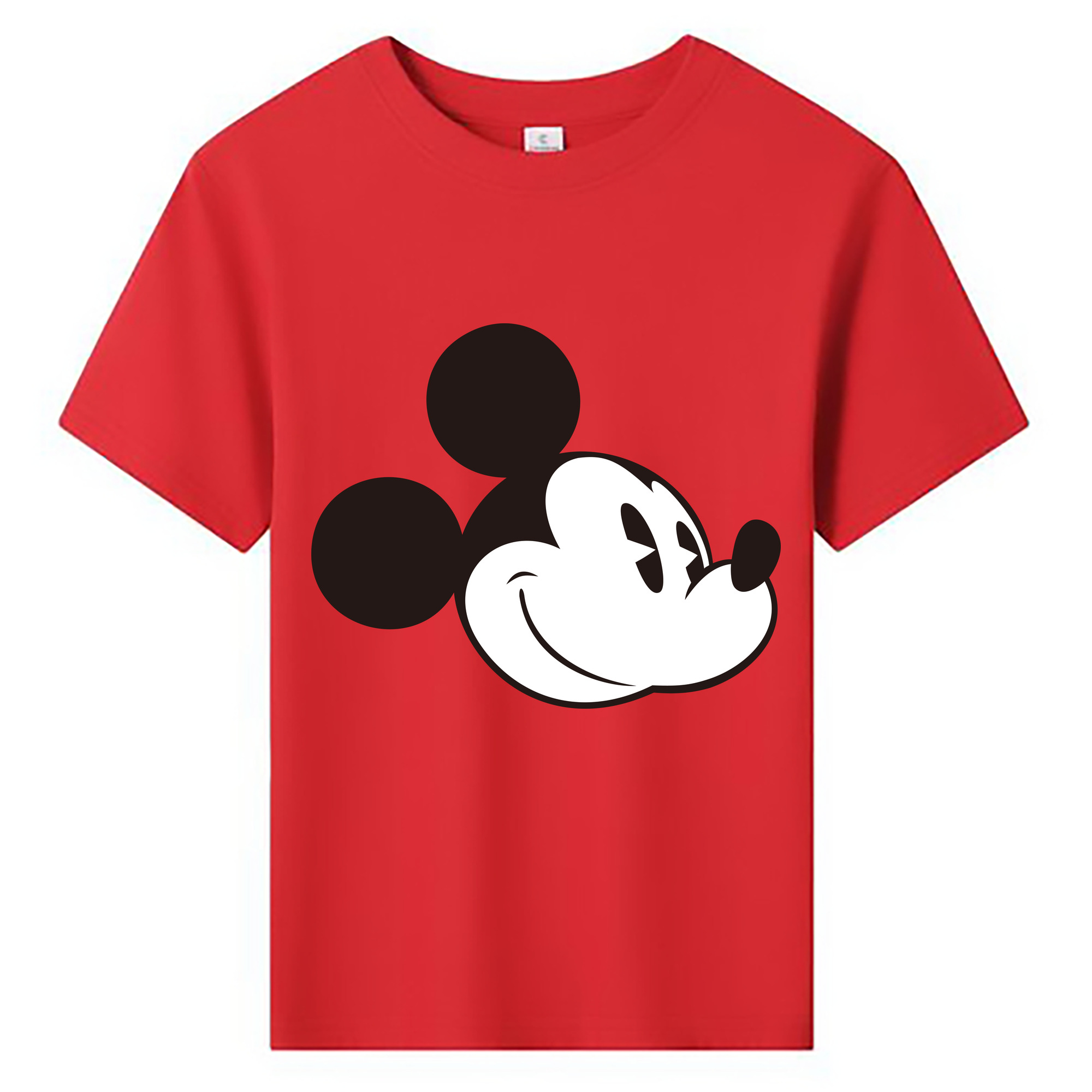 ミッキーマウス Mickey Mouse 綿100％キッズTシャツ（フロントプリント）
