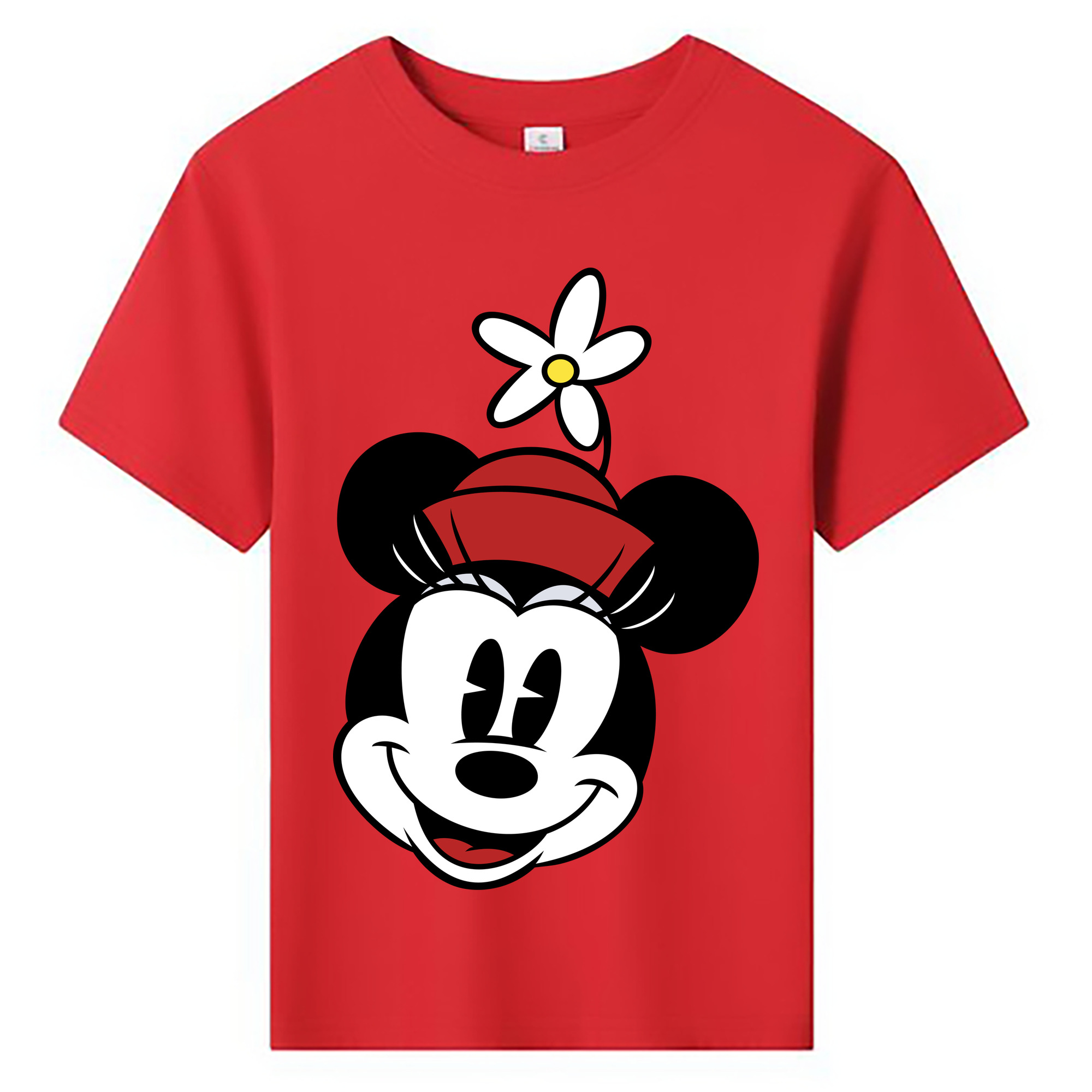 ミッキーマウス Mickey Mouse 綿100％キッズTシャツ（フロントプリント）