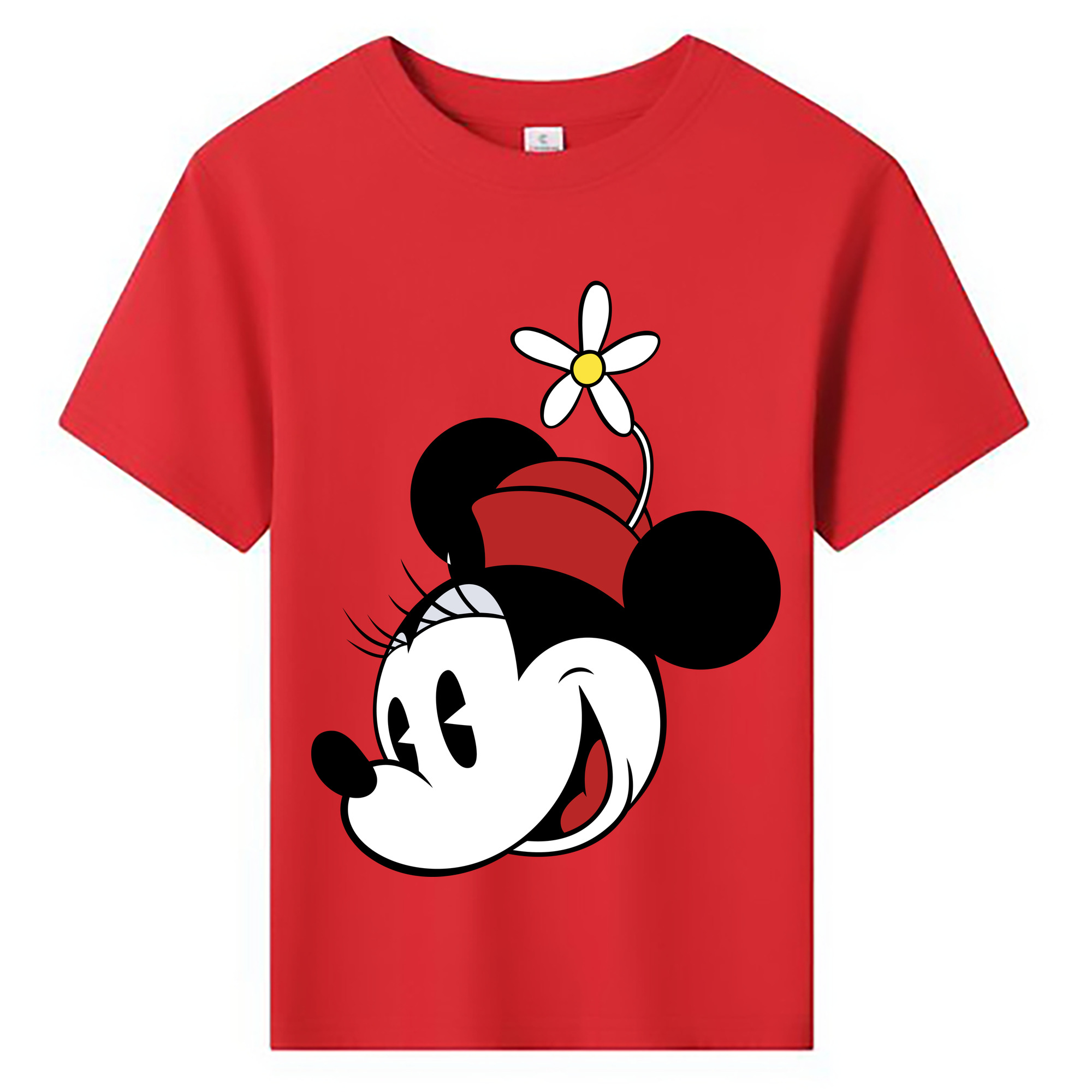 ミッキーマウス Mickey Mouse 綿100％キッズTシャツ（フロントプリント）