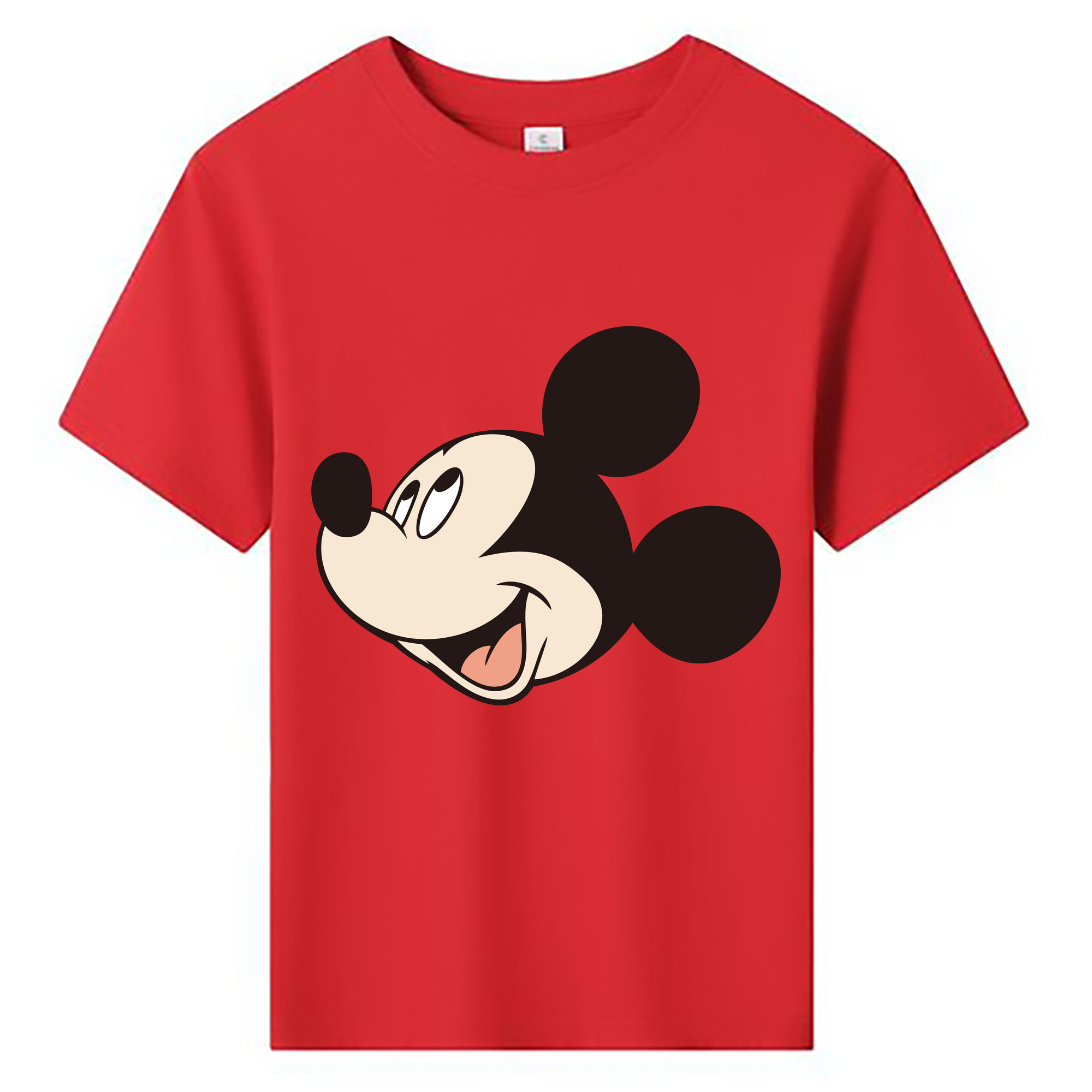 ミッキーマウス Mickey Mouse 綿100％キッズTシャツ（フロントプリント）