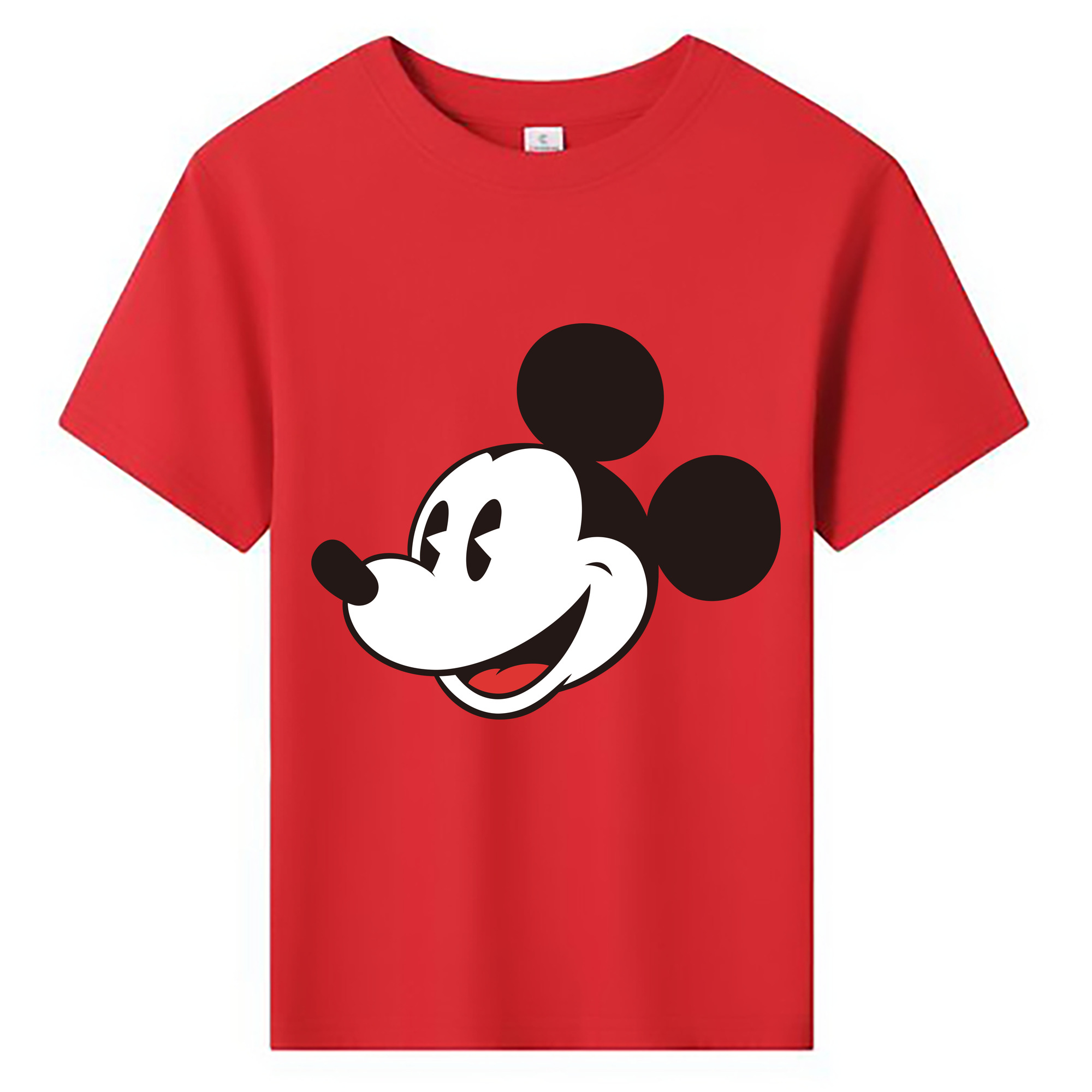 ミッキーマウス Mickey Mouse 綿100％キッズTシャツ（フロントプリント）