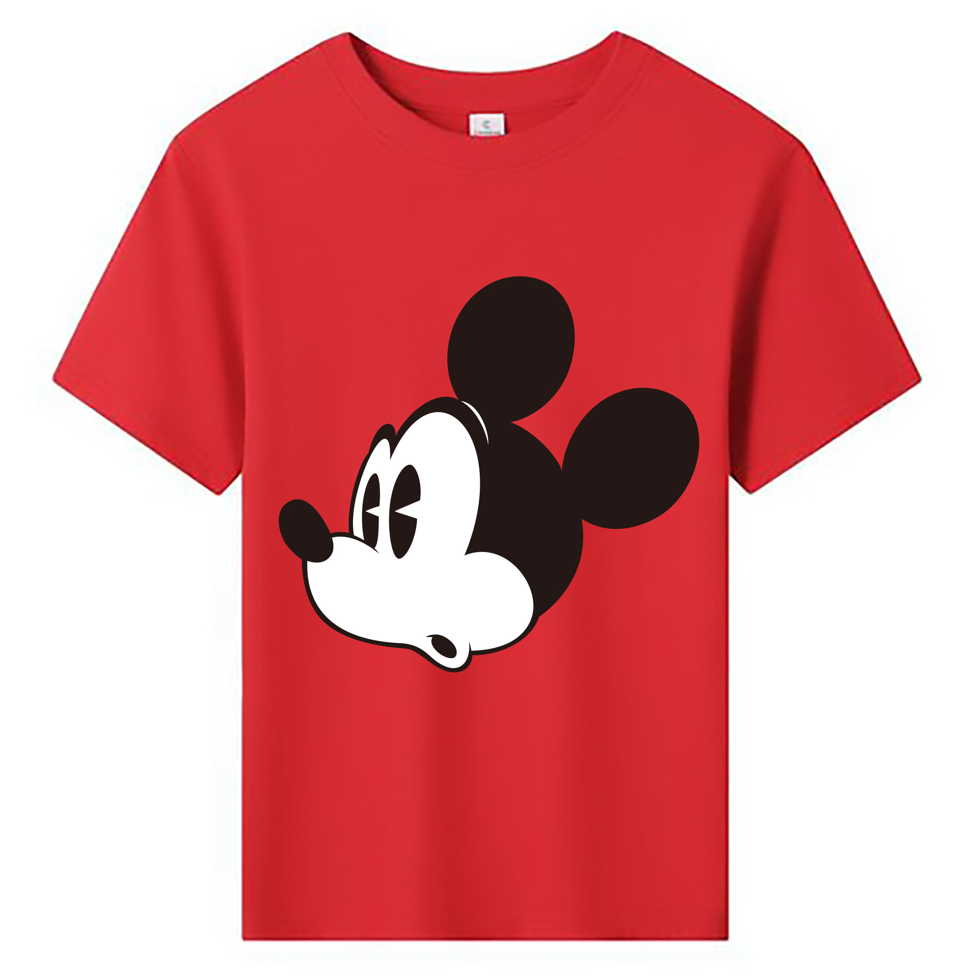 ミッキーマウス Mickey Mouse 綿100％キッズTシャツ（フロントプリント）