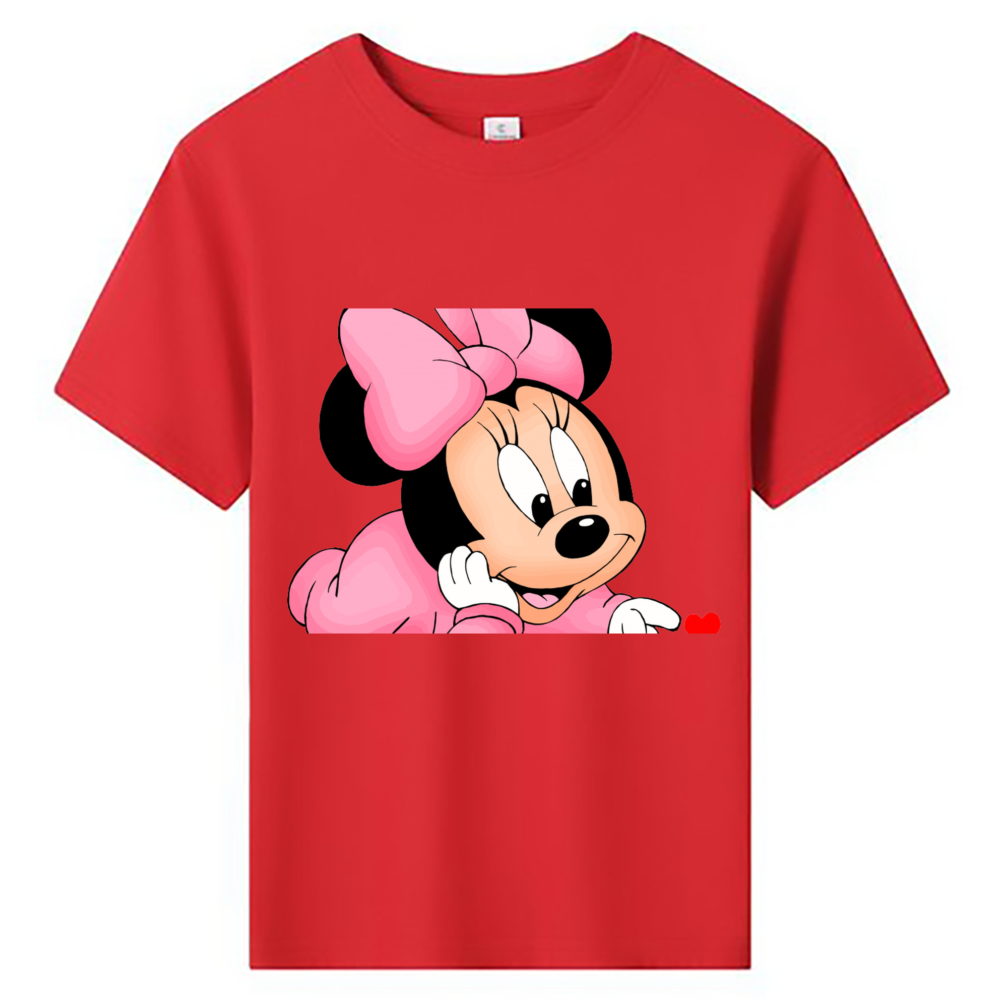 ミッキーマウス Mickey Mouse 綿100％キッズTシャツ（フロントプリント）