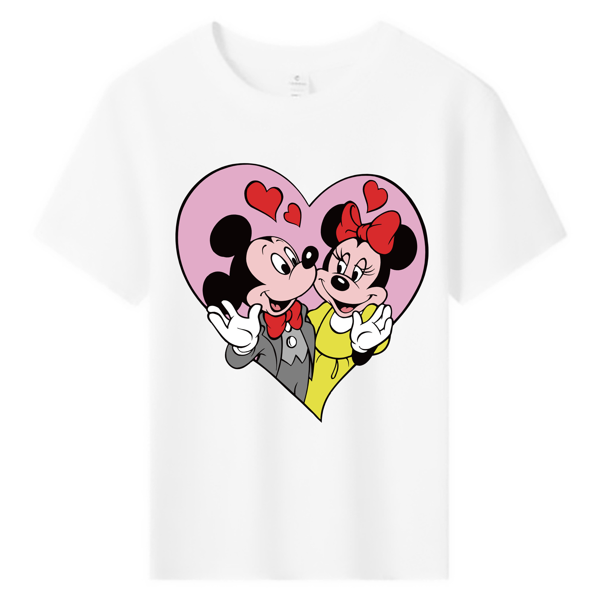 ミッキーマウス Mickey Mouse 綿100％キッズTシャツ（フロントプリント）
