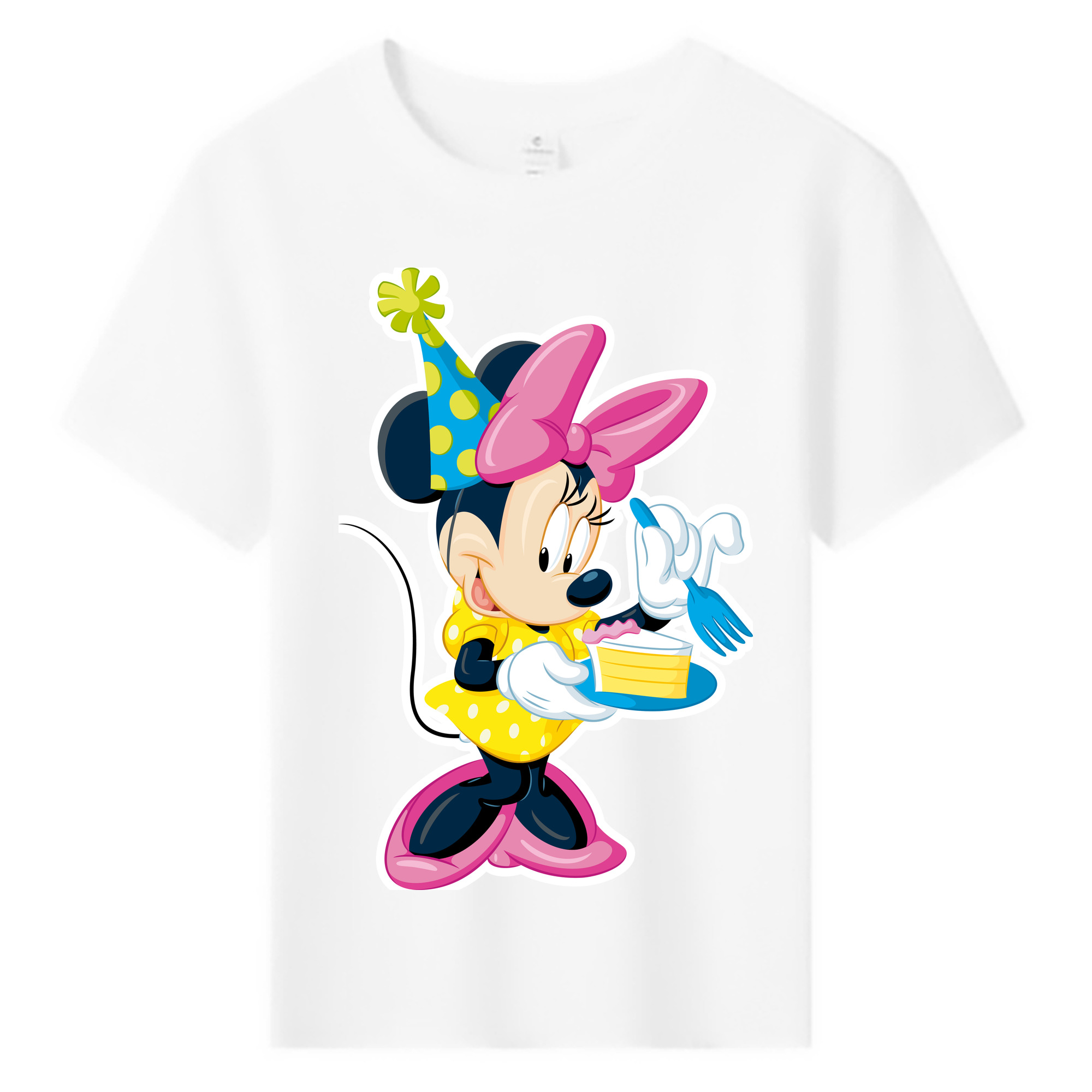 ミッキーマウス Mickey Mouse 綿100％キッズTシャツ（フロントプリント）