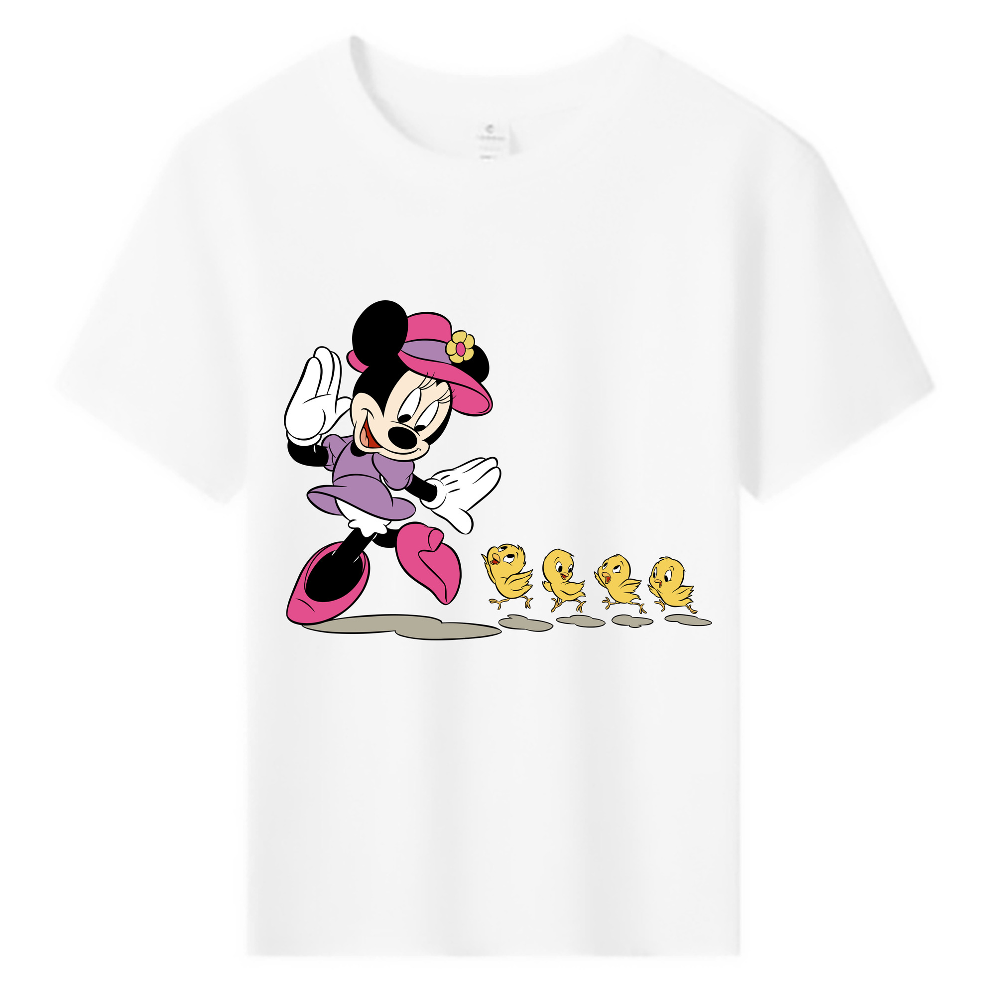 ミッキーマウス Mickey Mouse 綿100％キッズTシャツ（フロントプリント）