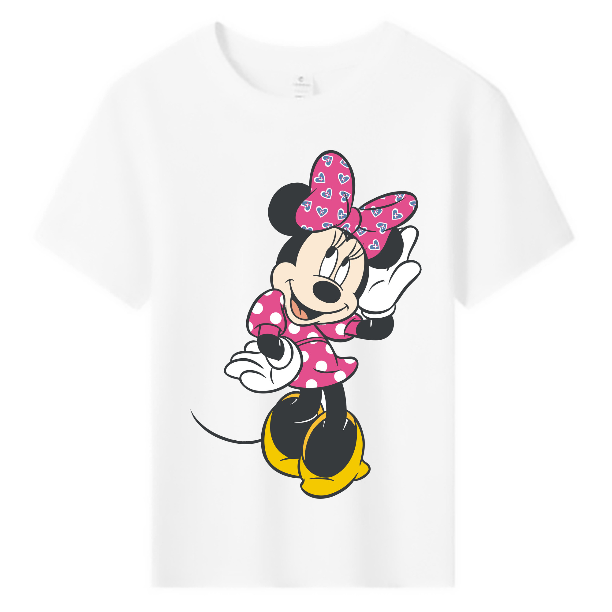 ミッキーマウス Mickey Mouse 綿100％キッズTシャツ（フロントプリント）