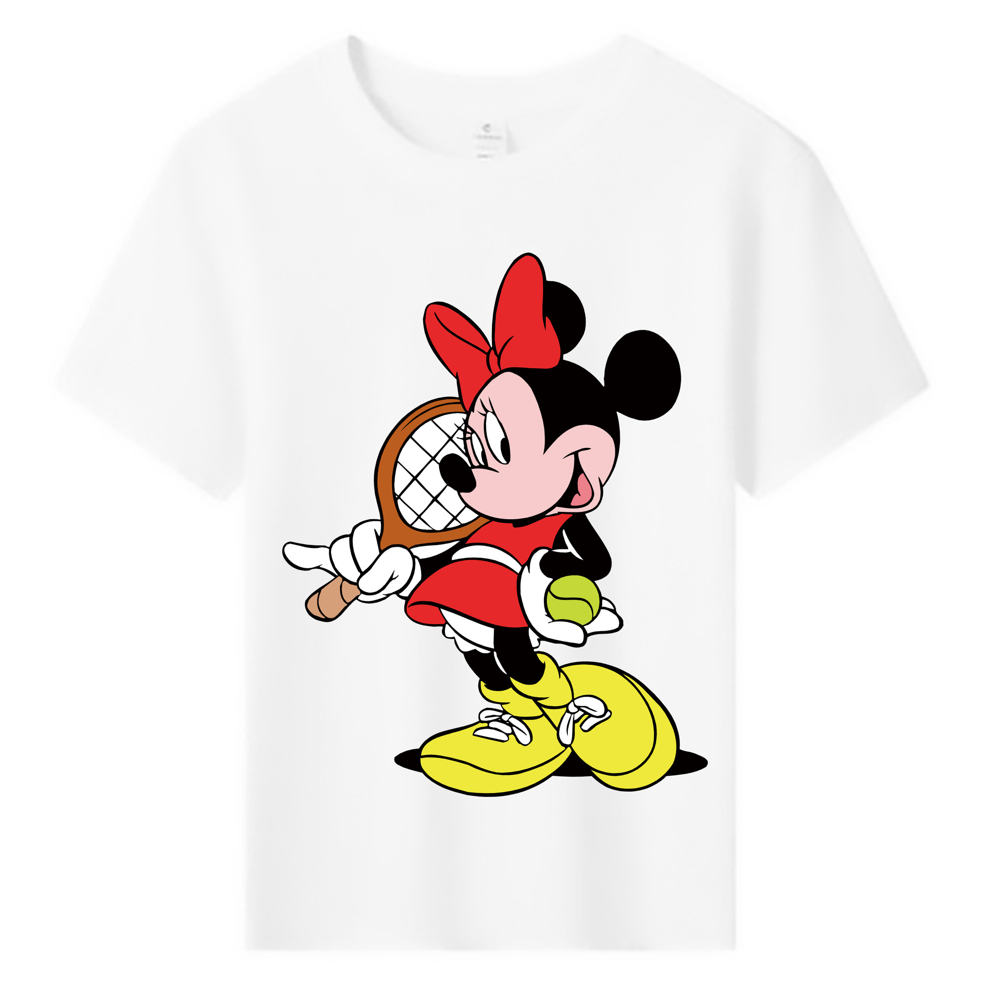 ミッキーマウス Mickey Mouse 綿100％キッズTシャツ（フロントプリント）