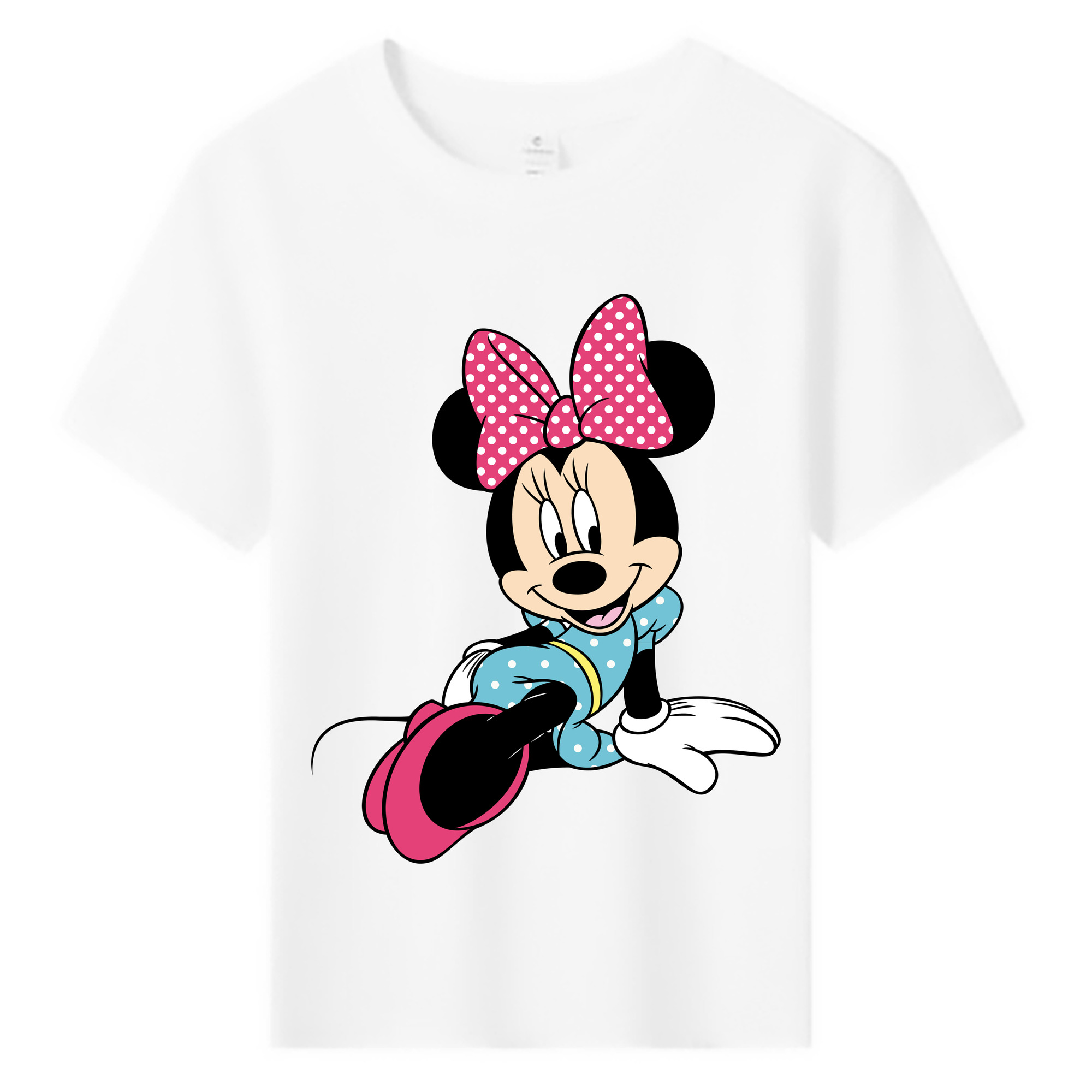 ミッキーマウス Mickey Mouse 綿100％キッズTシャツ（フロントプリント）