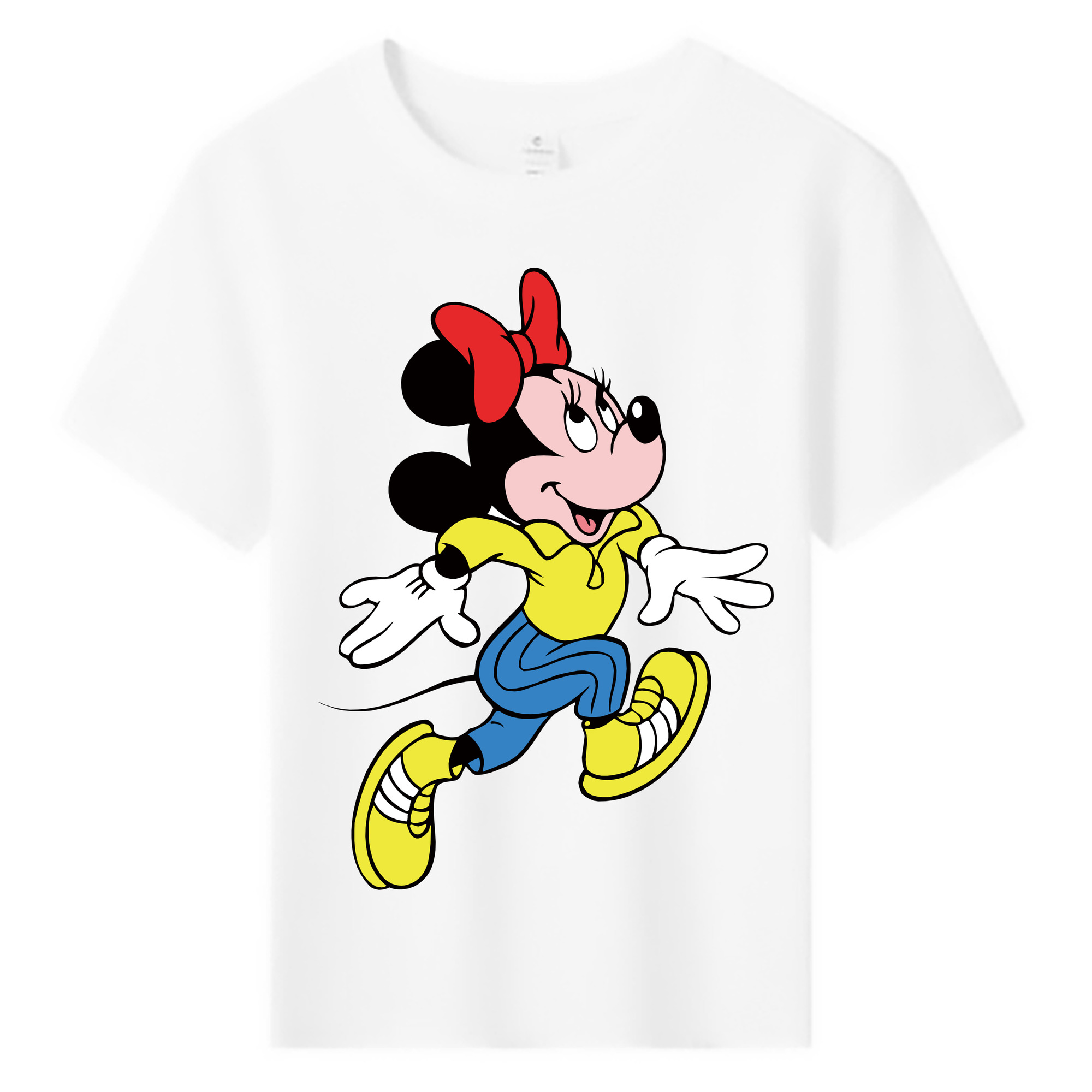 ミッキーマウス Mickey Mouse 綿100％キッズTシャツ（フロントプリント）