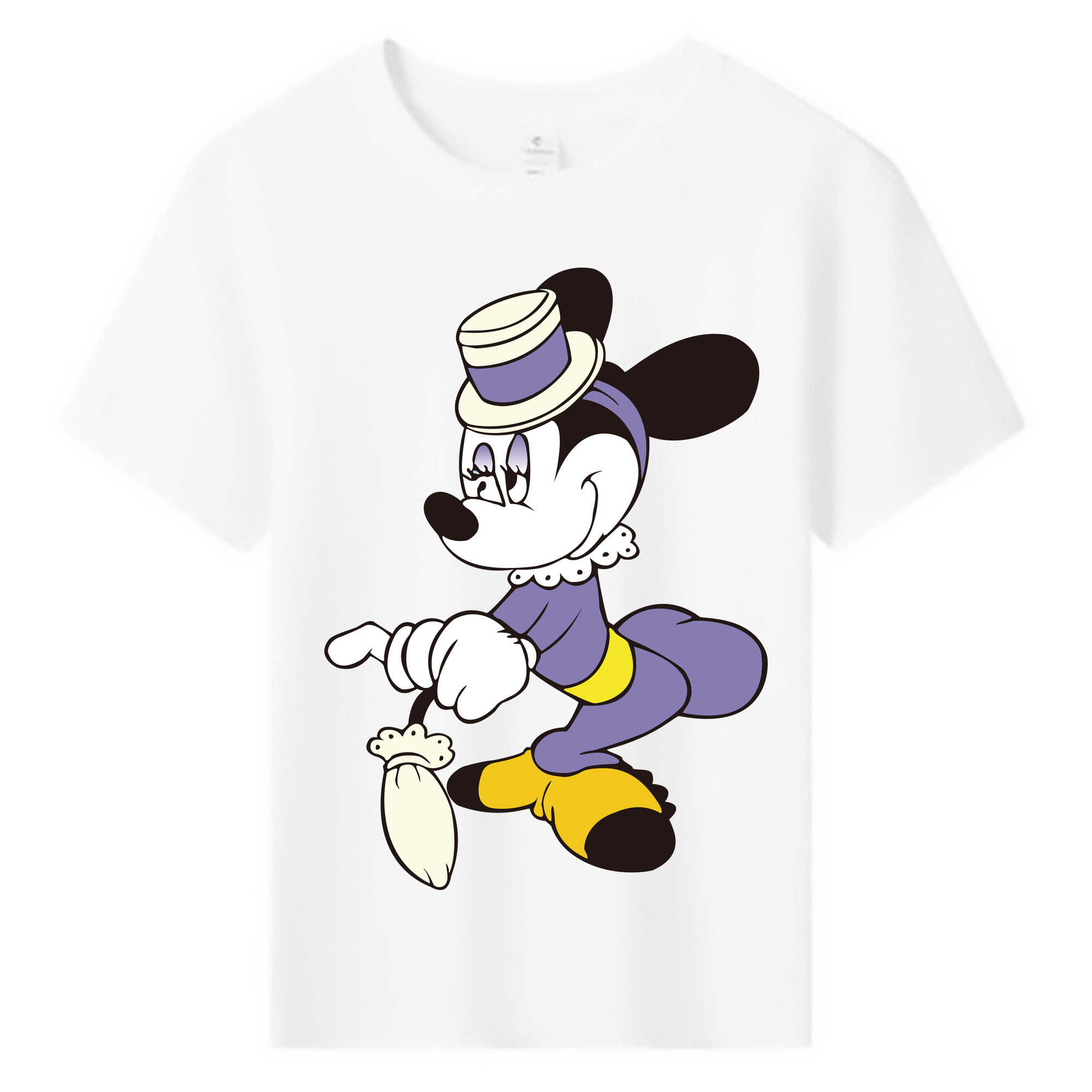 ミッキーマウス Mickey Mouse 綿100％キッズTシャツ（フロントプリント）