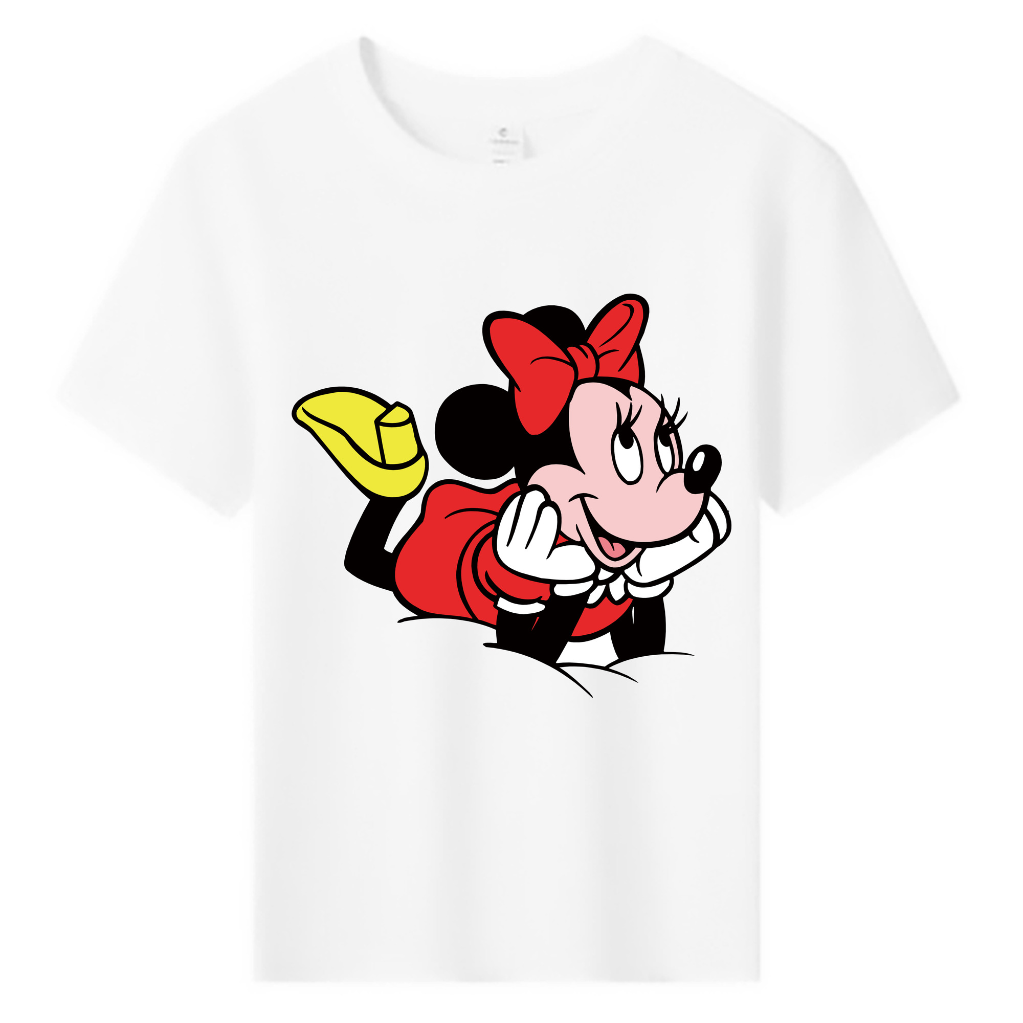 ミッキーマウス Mickey Mouse 綿100％キッズTシャツ（フロントプリント）