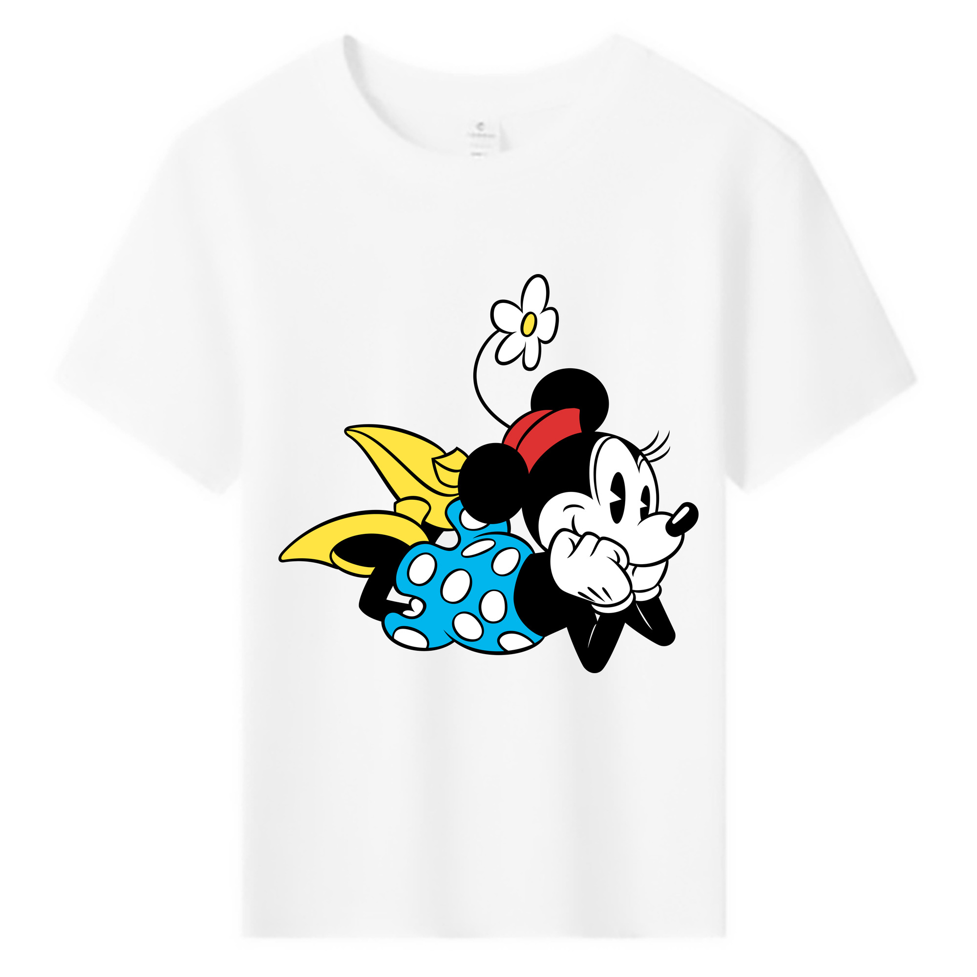 ミッキーマウス Mickey Mouse 綿100％キッズTシャツ（フロントプリント）