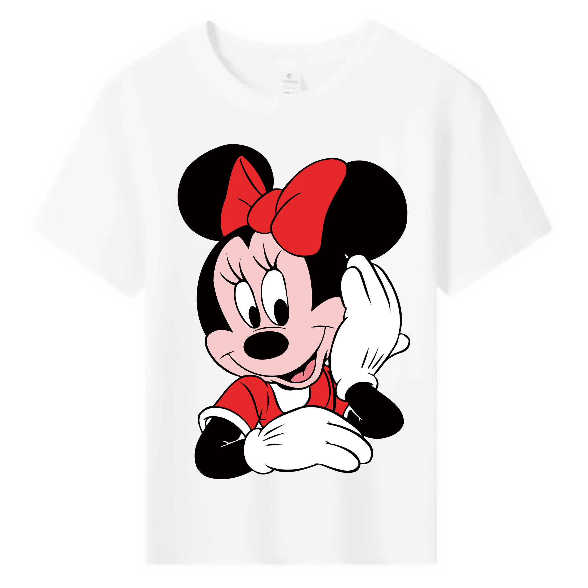 ミッキーマウス Mickey Mouse 綿100％キッズTシャツ（フロントプリント）