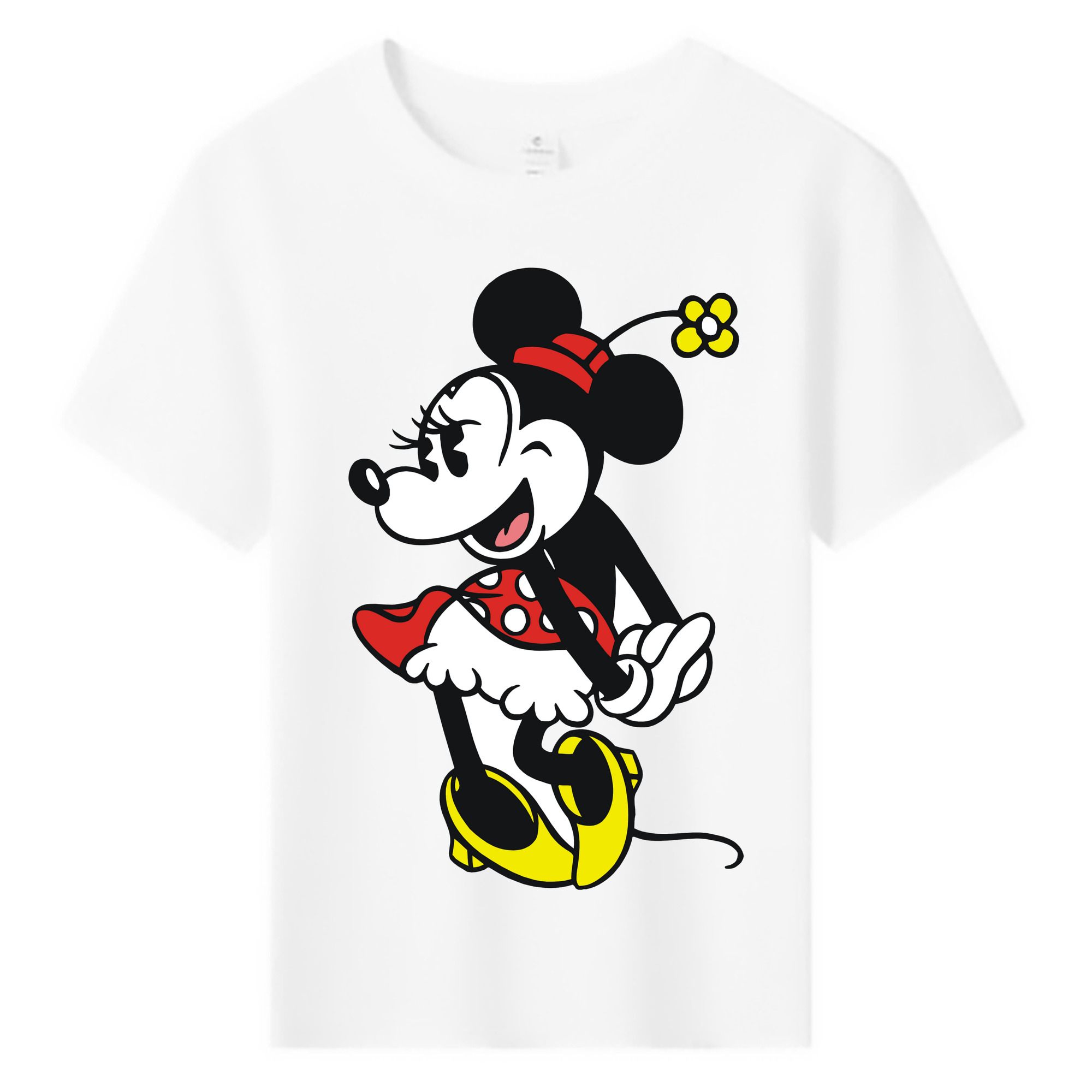 ミッキーマウス Mickey Mouse 綿100％キッズTシャツ（フロントプリント）