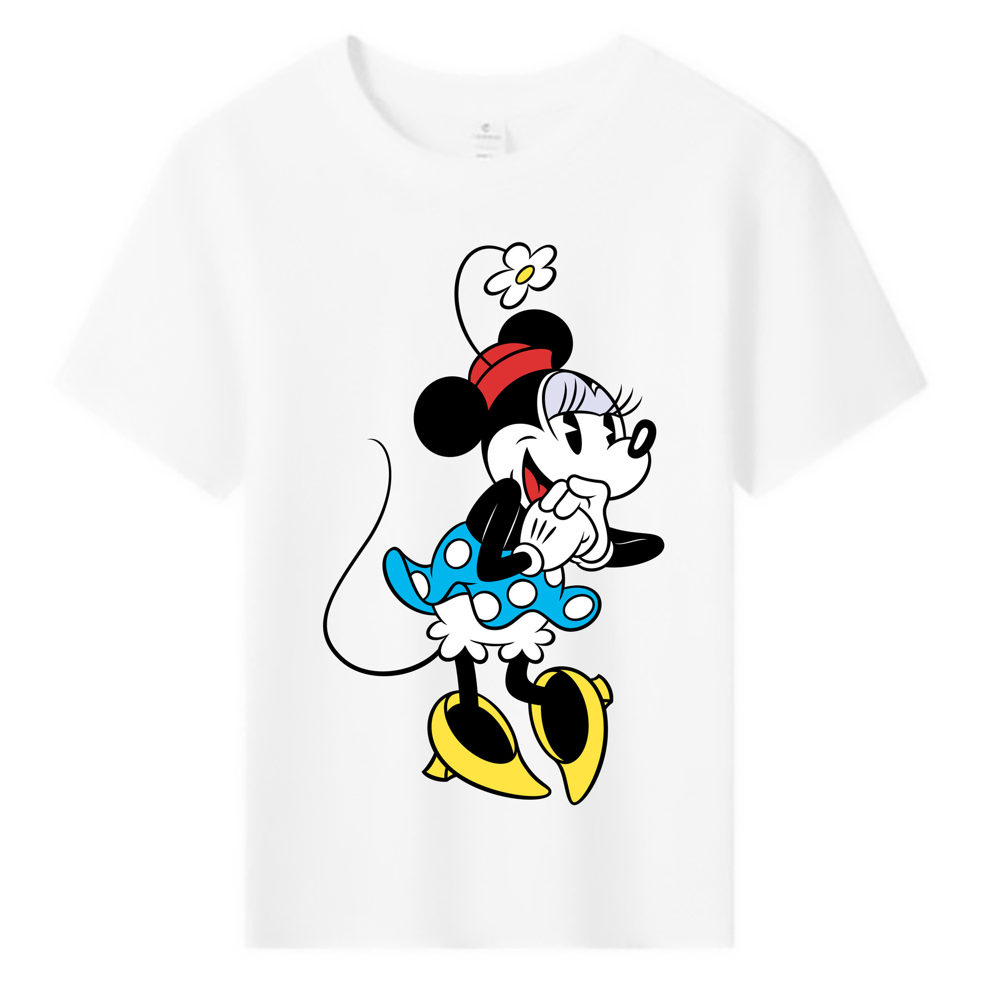ミッキーマウス Mickey Mouse 綿100％キッズTシャツ（フロントプリント）