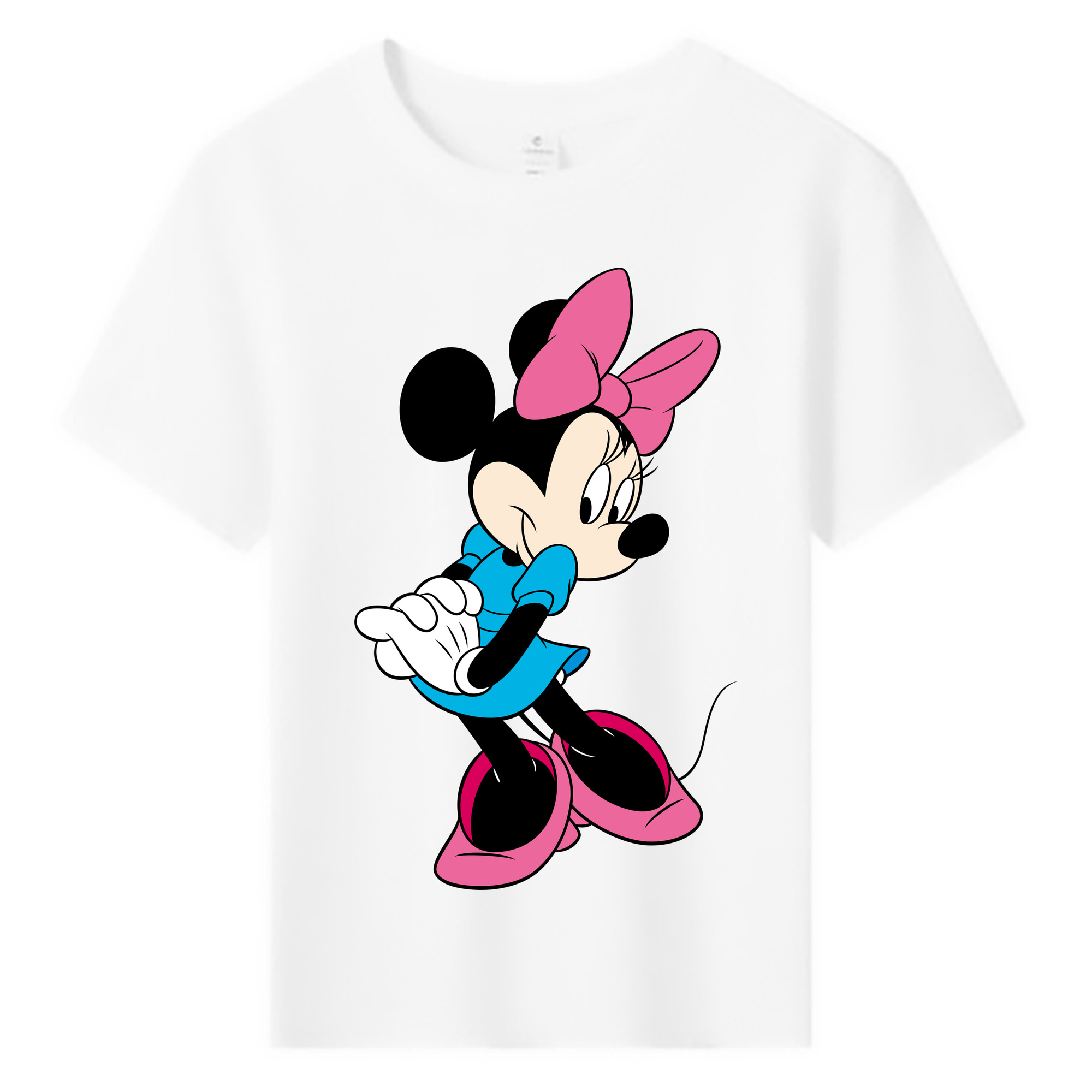 ミッキーマウス Mickey Mouse 綿100％キッズTシャツ（フロントプリント）