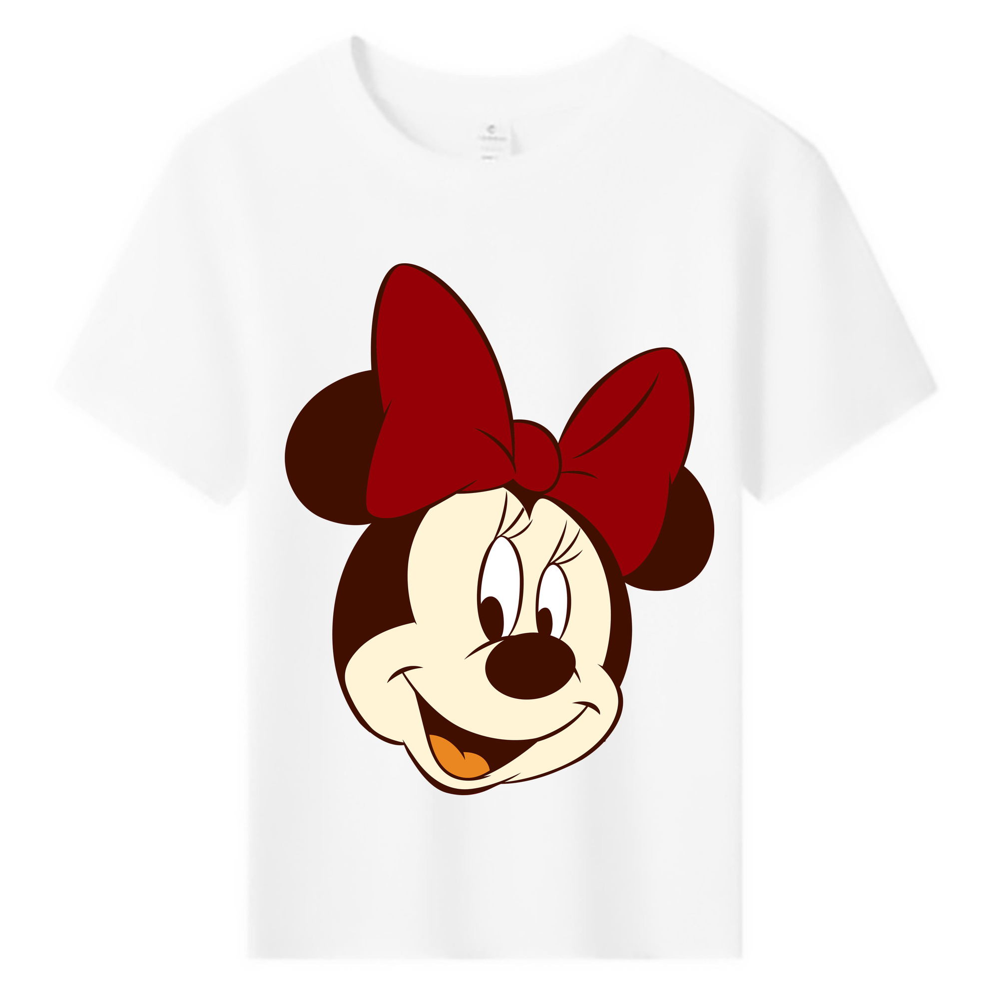 ミッキーマウス Mickey Mouse 綿100％キッズTシャツ（フロントプリント）