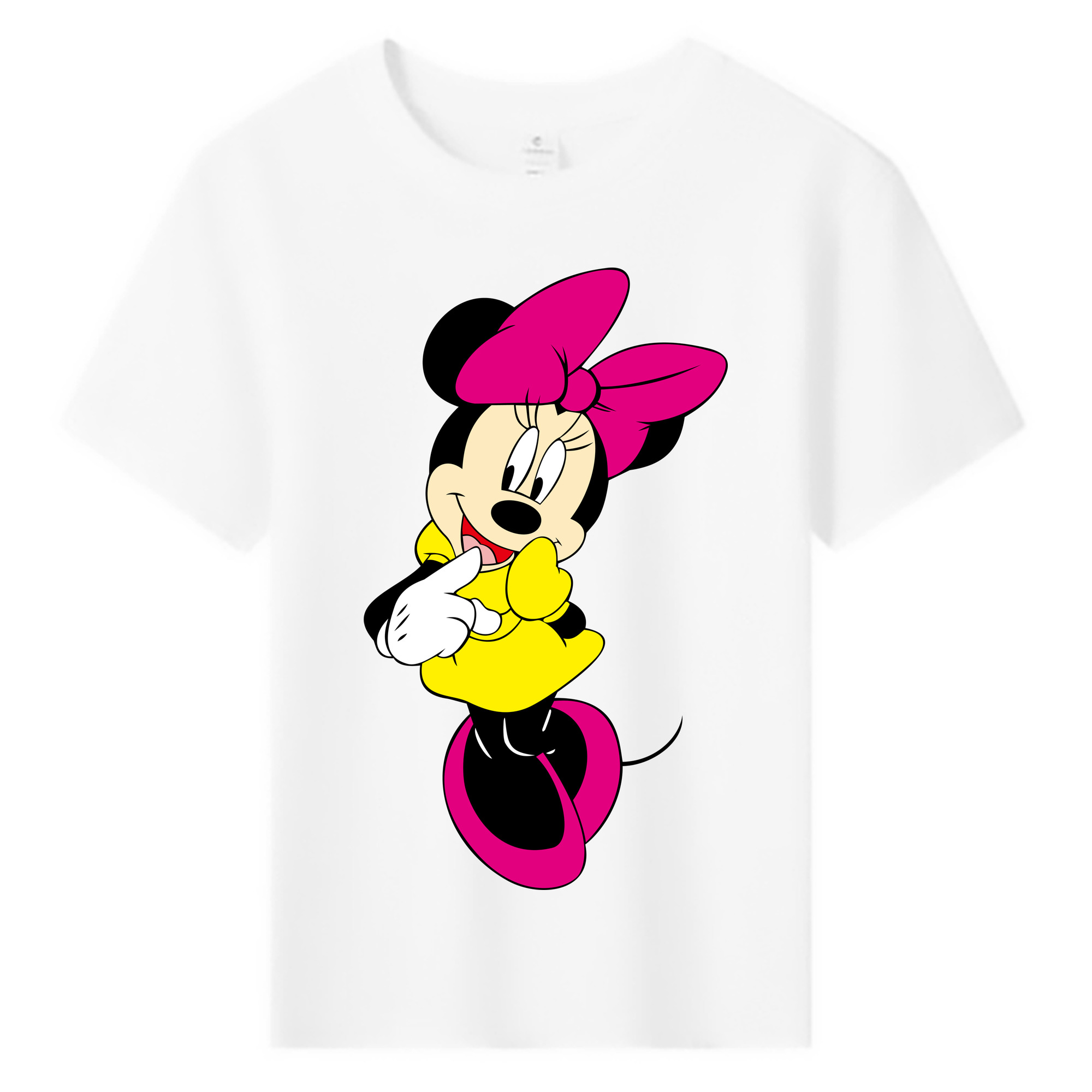 ミッキーマウス Mickey Mouse 綿100％キッズTシャツ（フロントプリント）