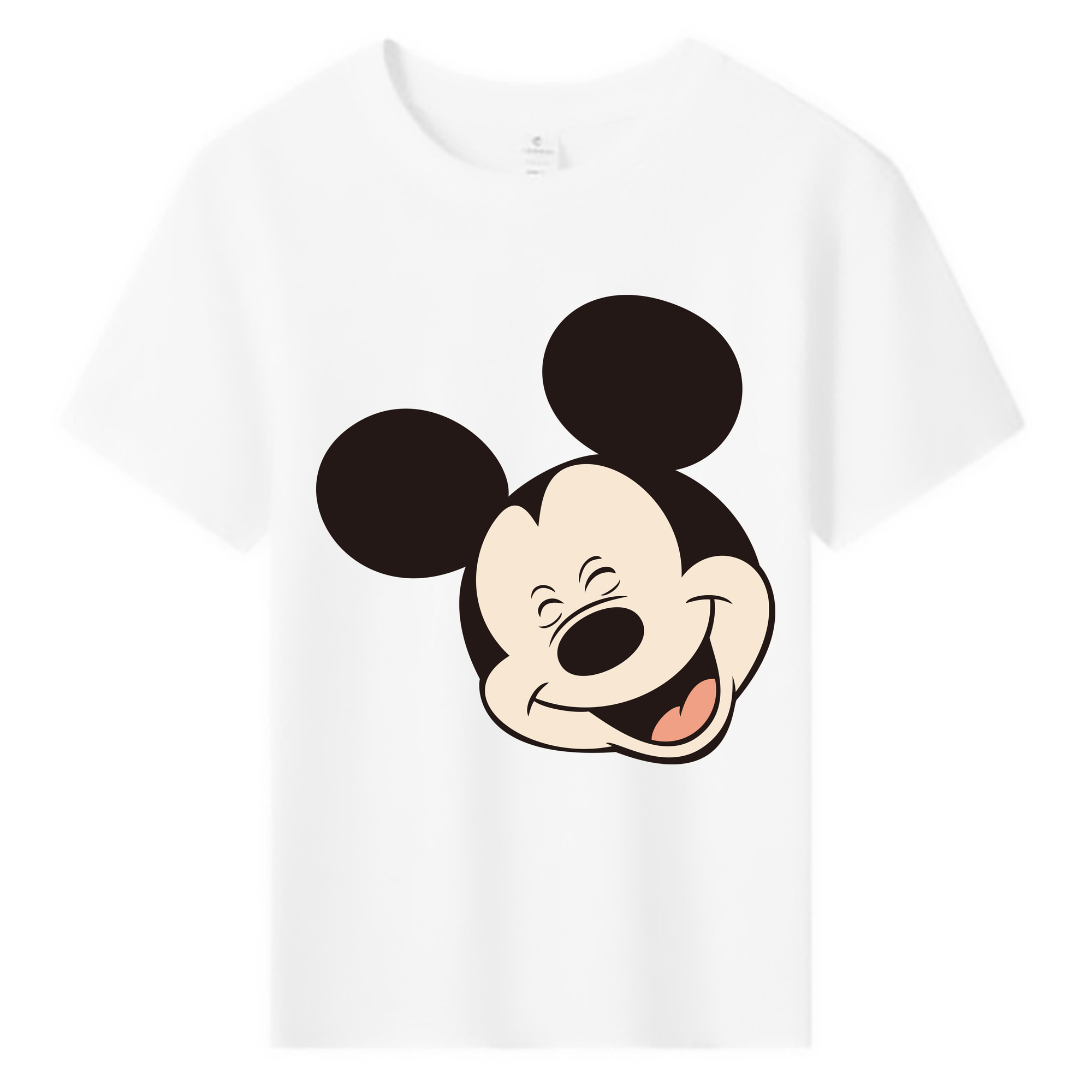 ミッキーマウス Mickey Mouse 綿100％キッズTシャツ（フロントプリント）
