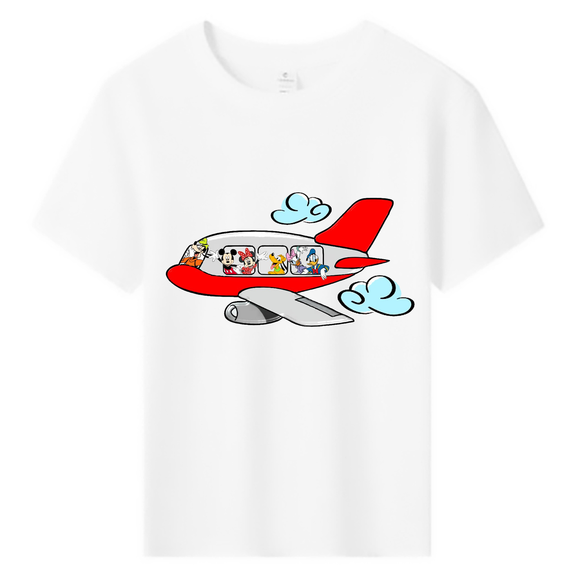 ミッキーマウス Mickey Mouse 綿100％キッズTシャツ（フロントプリント）