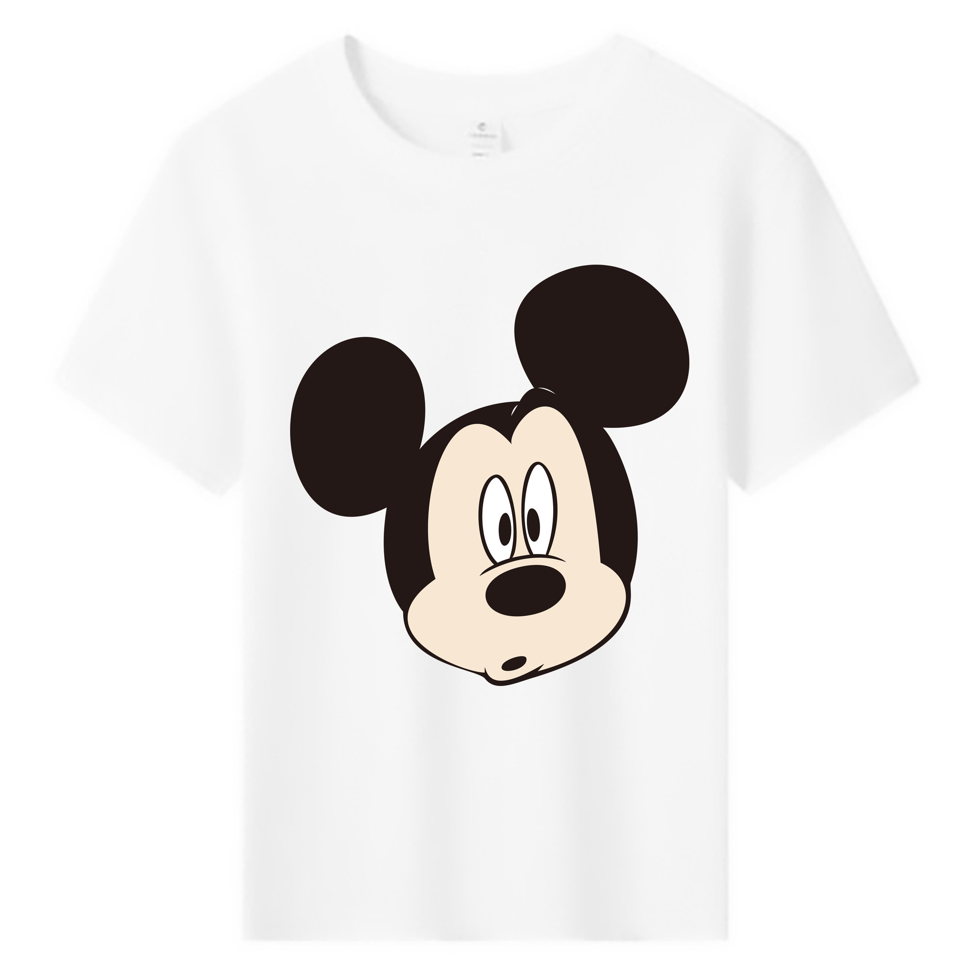 ミッキーマウス Mickey Mouse 綿100％キッズTシャツ（フロントプリント）