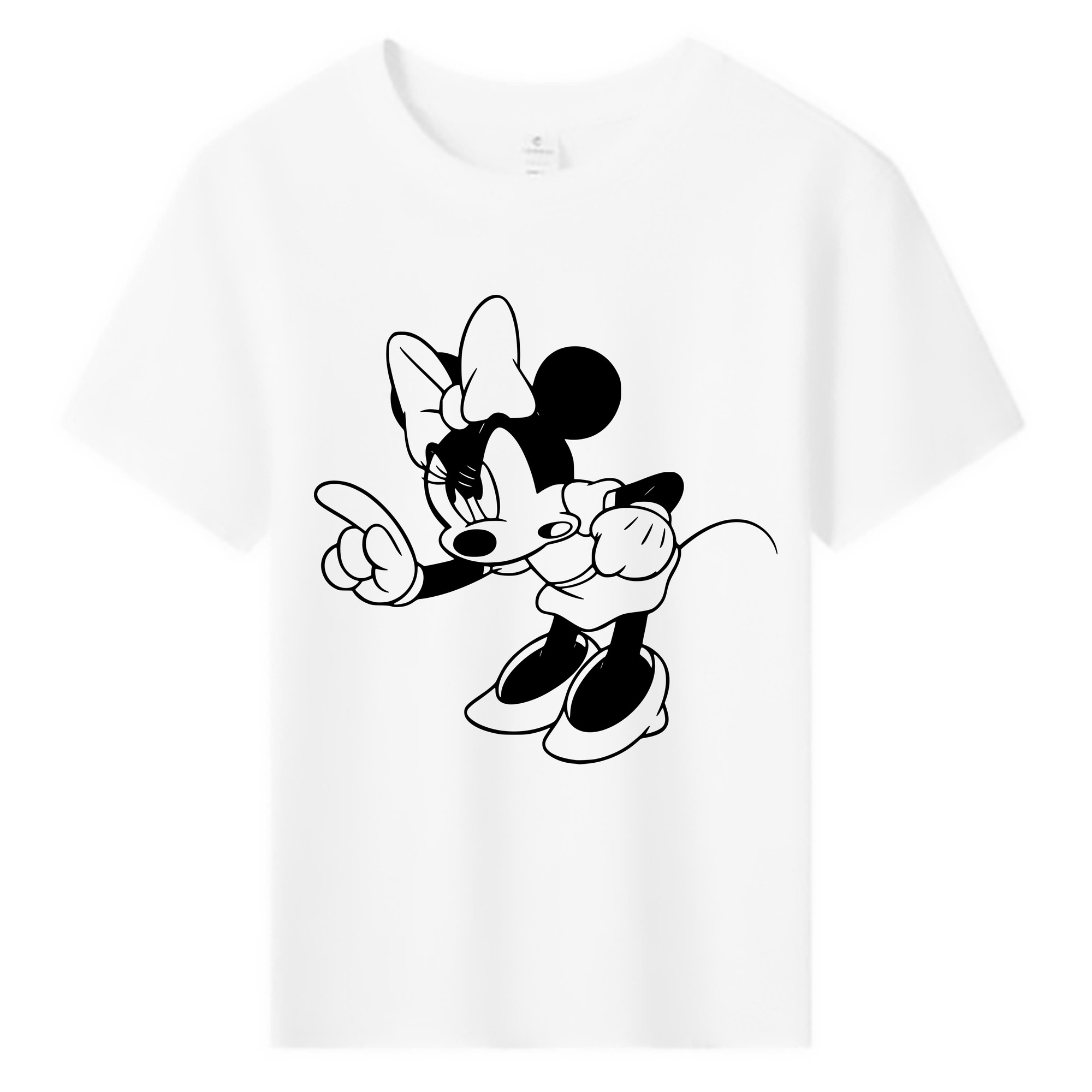 ミッキーマウス Mickey Mouse 綿100％キッズTシャツ（フロントプリント）