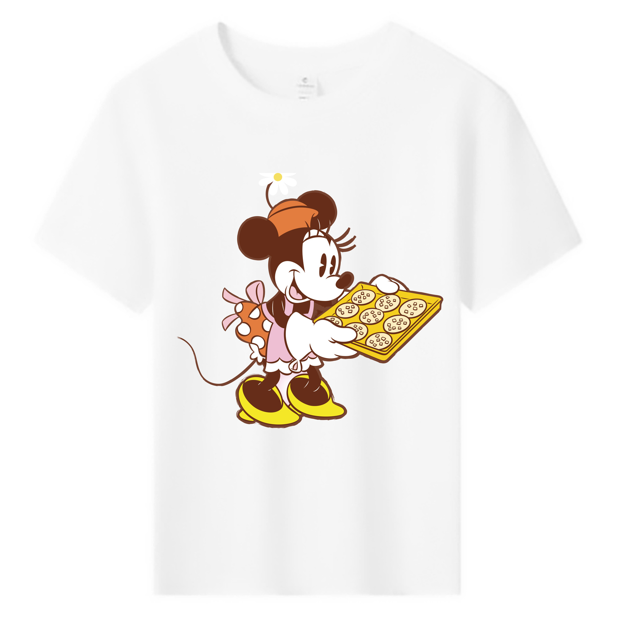 ミッキーマウス Mickey Mouse 綿100％キッズTシャツ（フロントプリント）