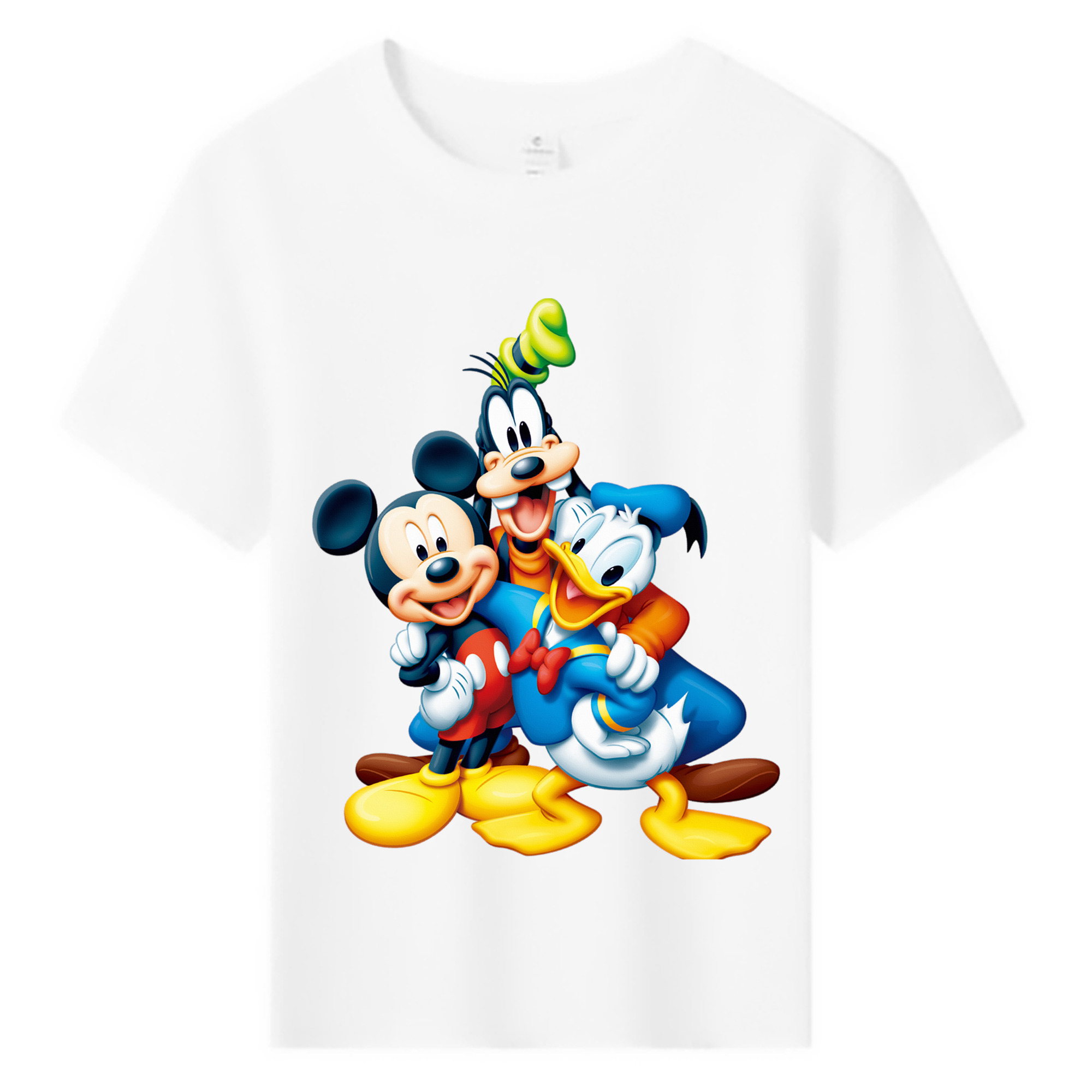 ミッキーマウス Mickey Mouse 綿100％キッズTシャツ（フロントプリント）