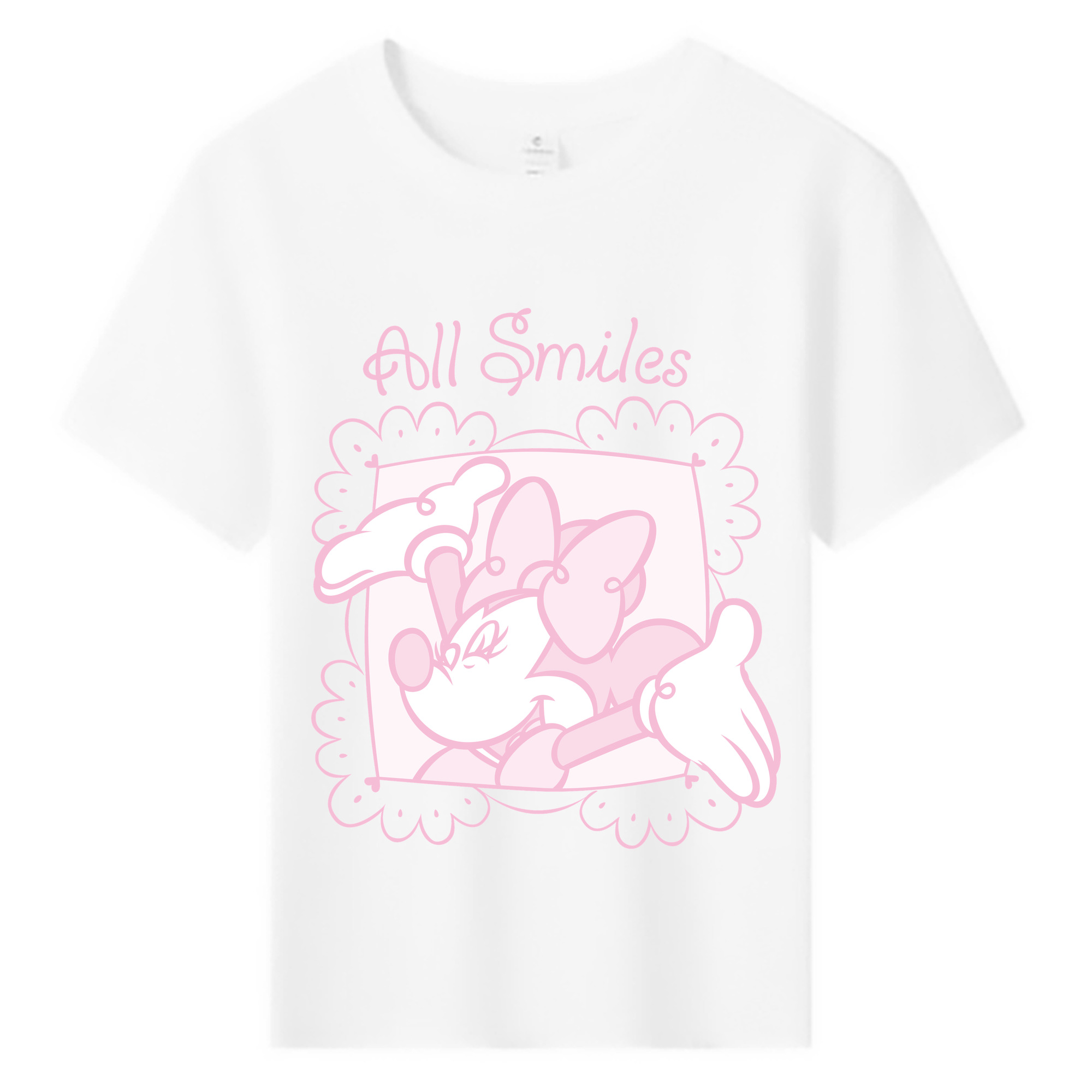 （画像用） ミッキーマウス Mickey Mouse 綿100％キッズTシャツ（フロントプリント）
