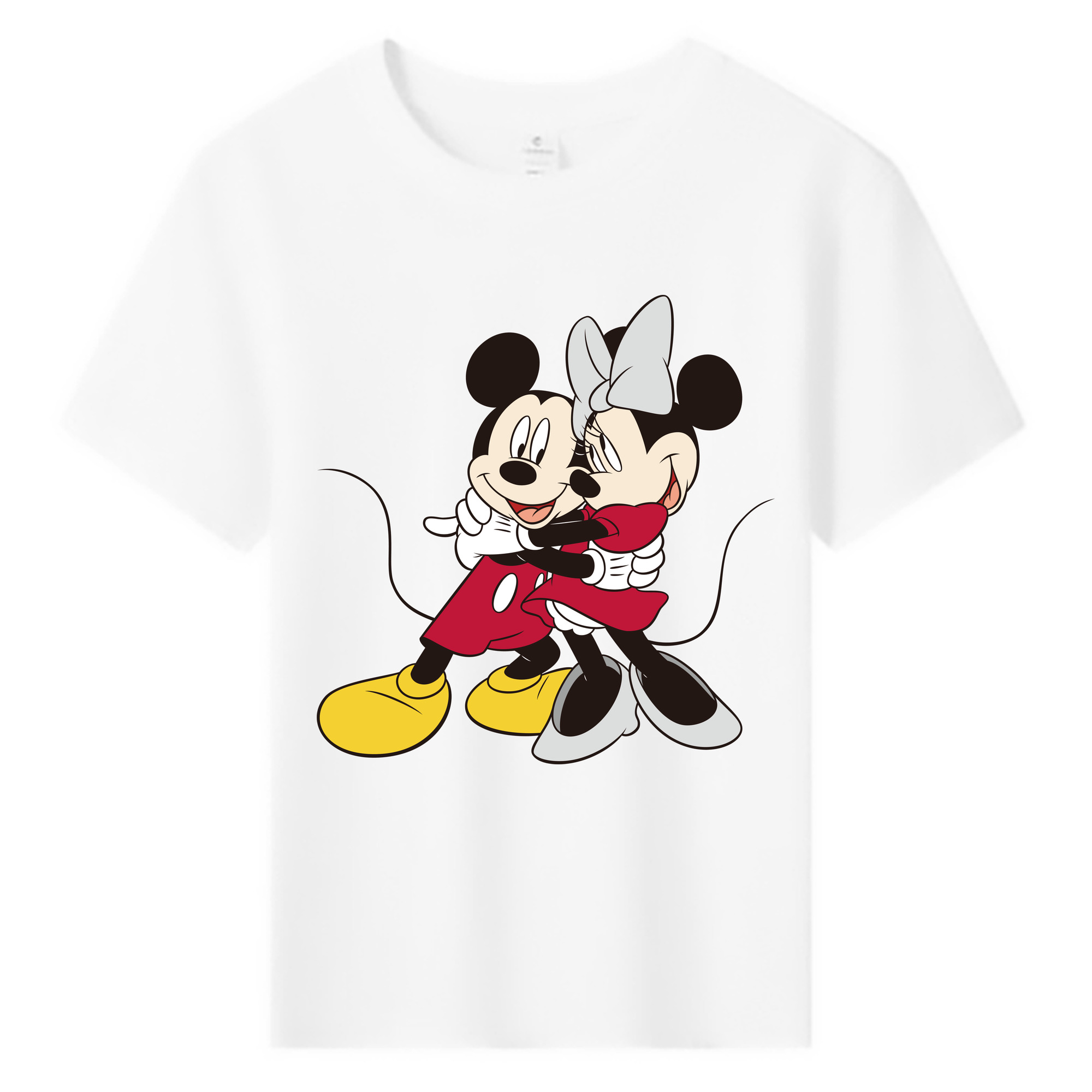ミッキーマウス Mickey Mouse 綿100％キッズTシャツ（フロントプリント）