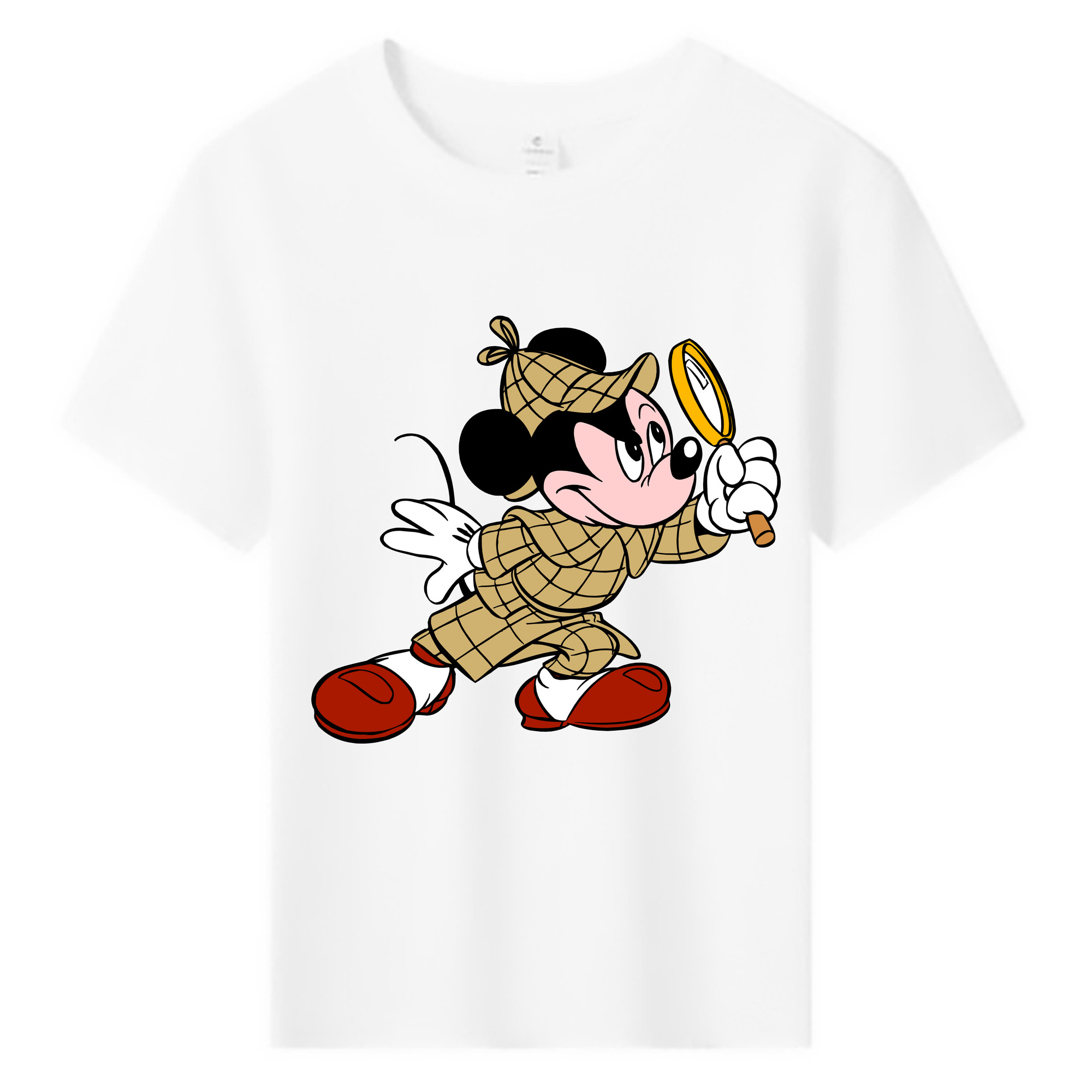 ミッキーマウス Mickey Mouse 綿100％キッズTシャツ（フロントプリント）