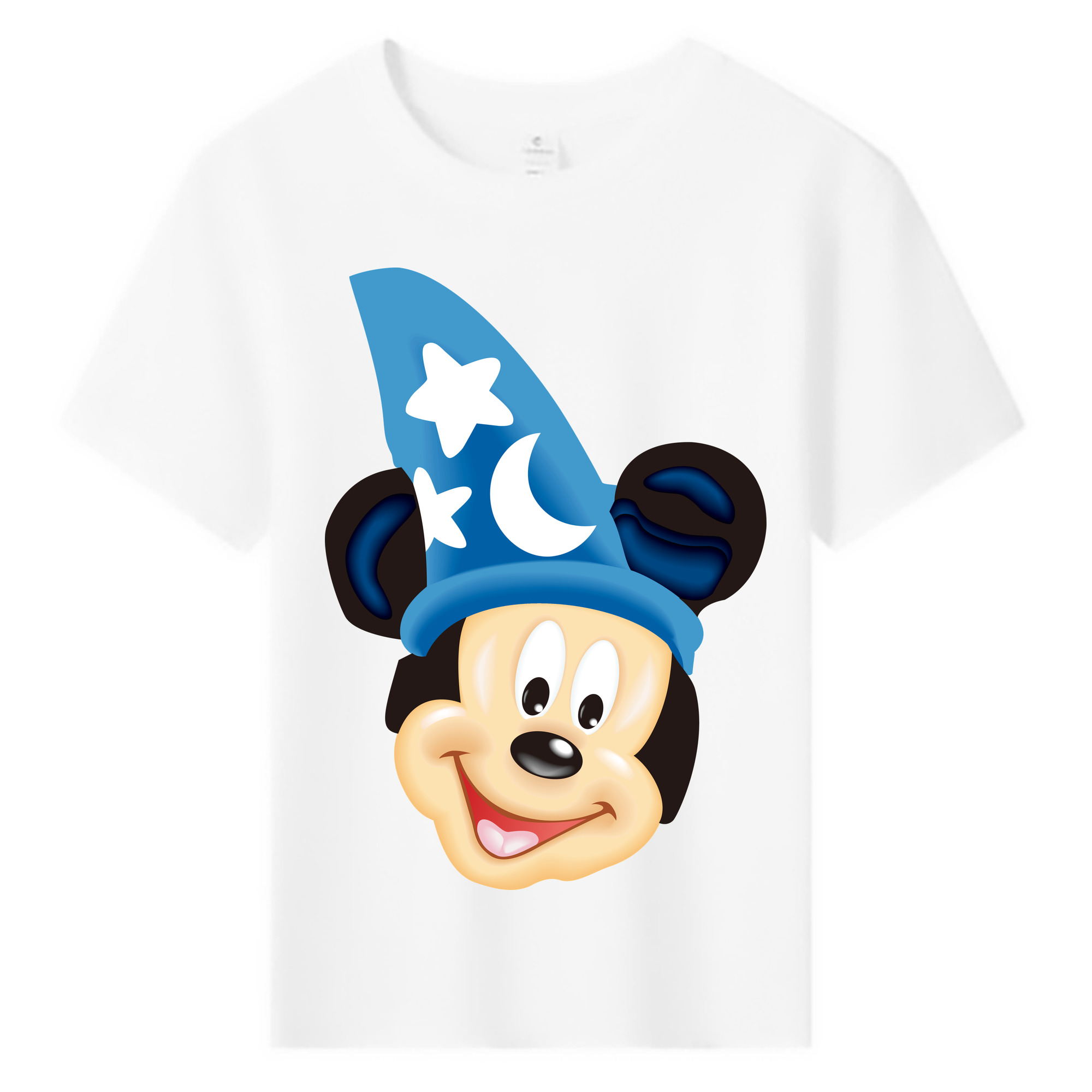 ミッキーマウス Mickey Mouse 綿100％キッズTシャツ（フロントプリント）