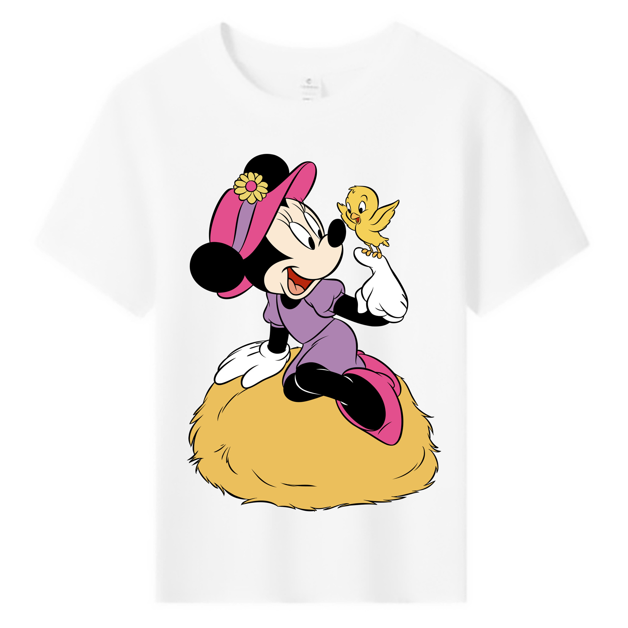 ミッキーマウス Mickey Mouse 綿100％キッズTシャツ（フロントプリント）