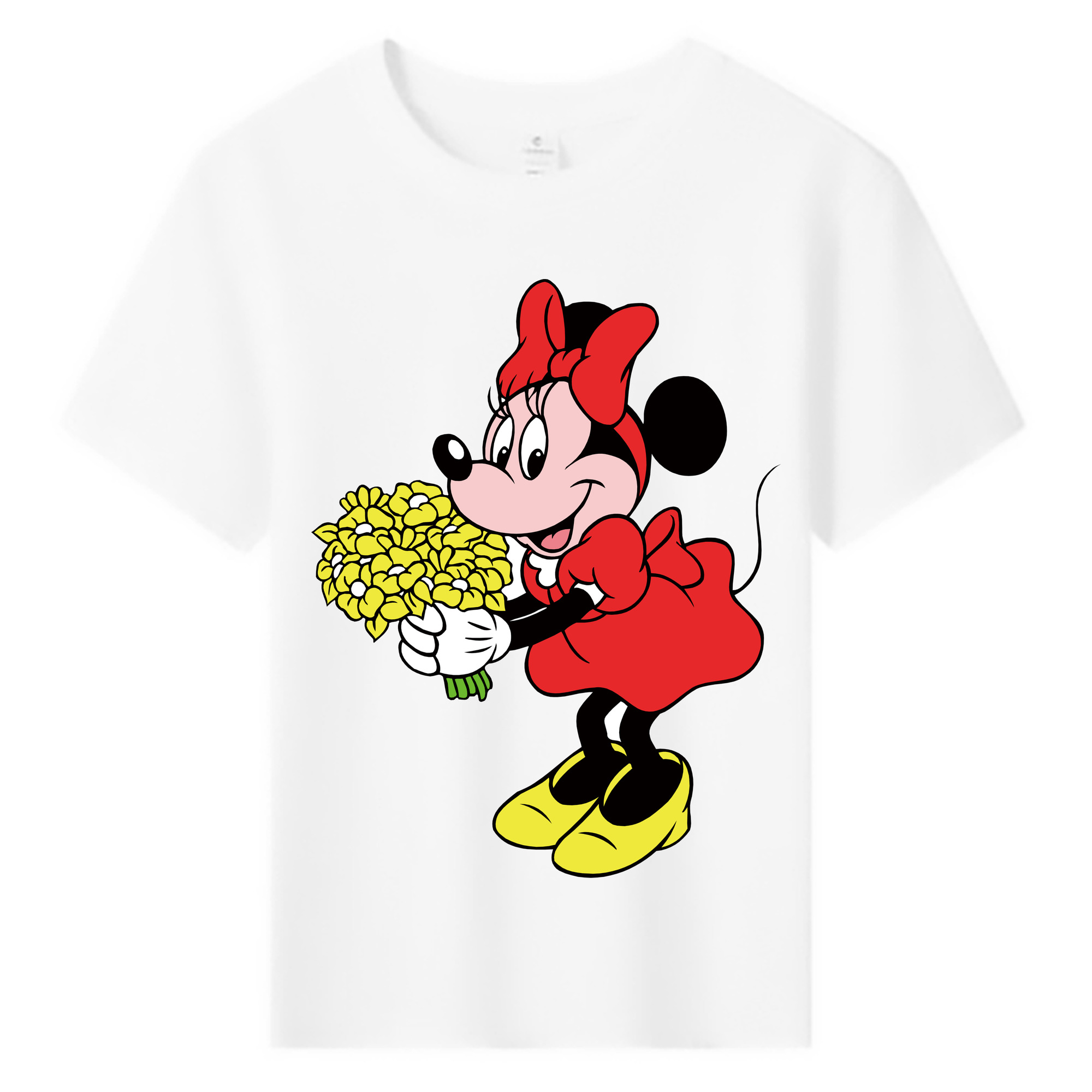 ミッキーマウス Mickey Mouse 綿100％キッズTシャツ（フロントプリント）