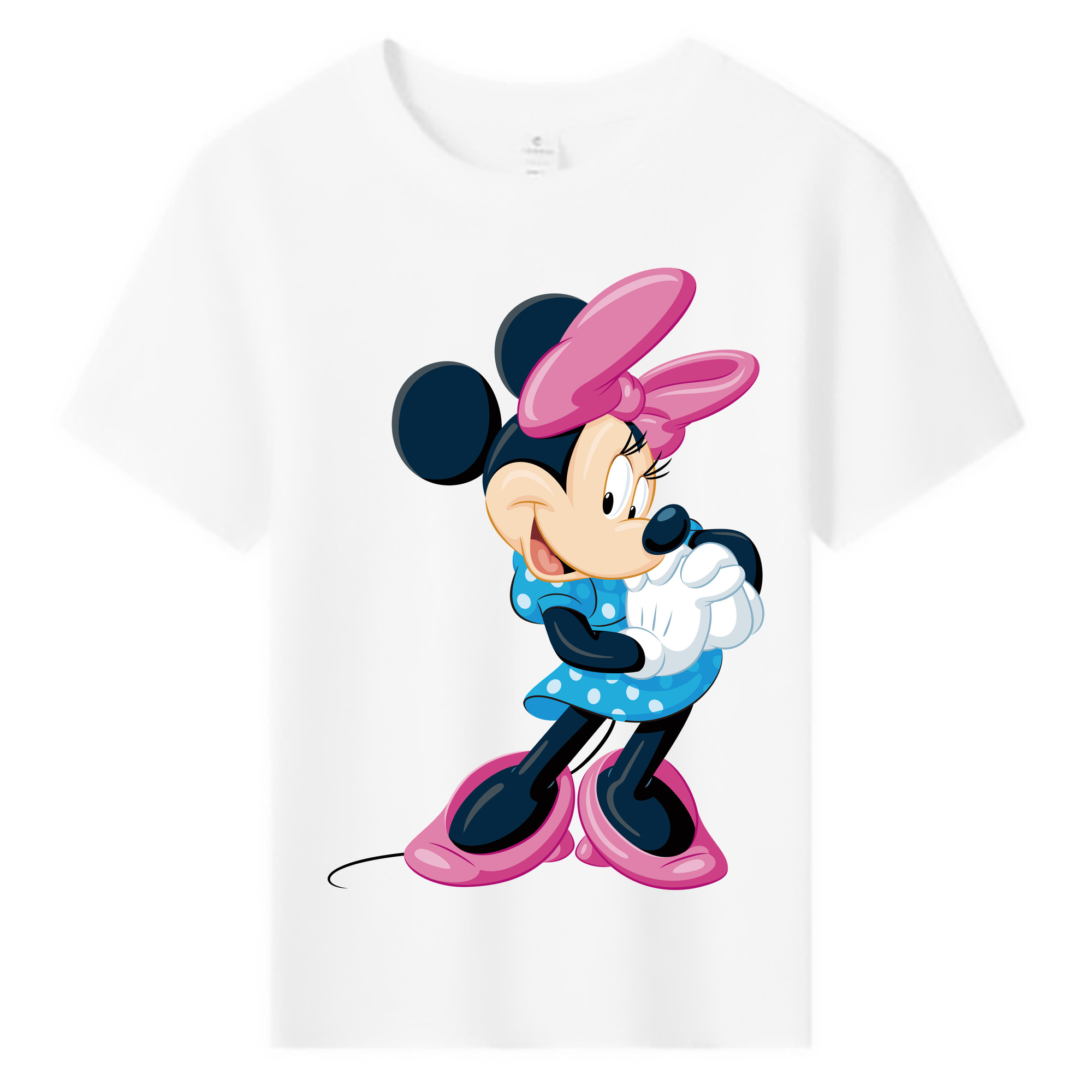 ミッキーマウス Mickey Mouse 綿100％キッズTシャツ（フロントプリント）