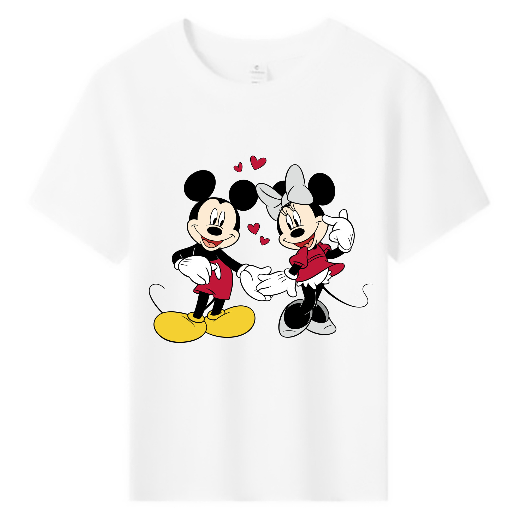 ミッキーマウス Mickey Mouse 綿100％キッズTシャツ（フロントプリント）