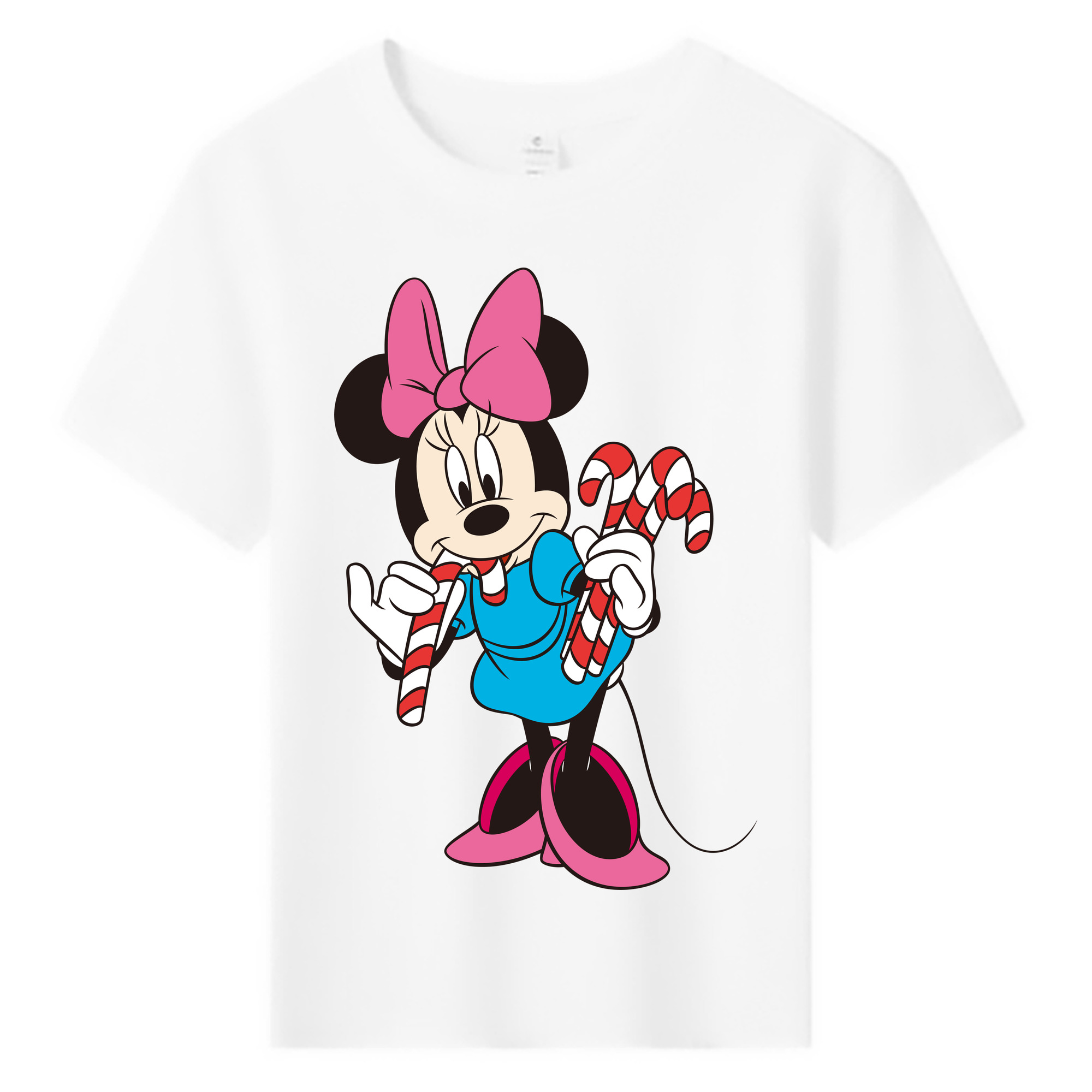 ミッキーマウス Mickey Mouse 綿100％キッズTシャツ（フロントプリント）