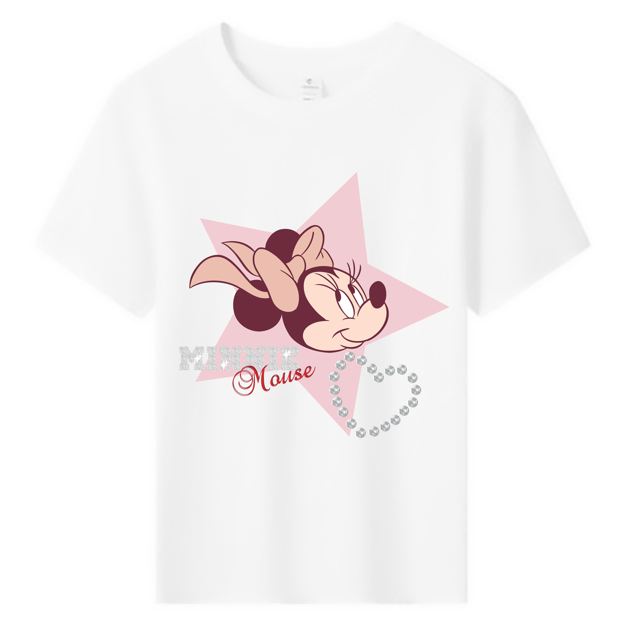 ミッキーマウス Mickey Mouse 綿100％キッズTシャツ（フロントプリント）