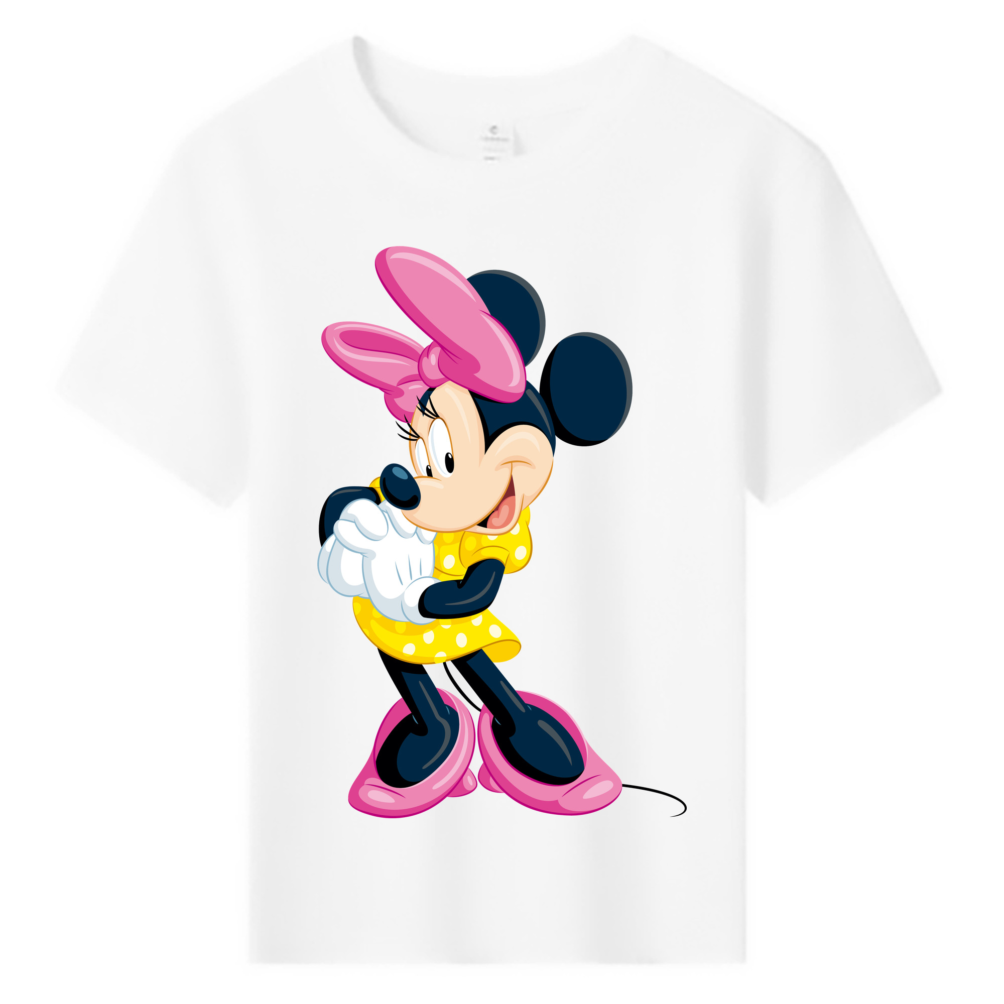 ミッキーマウス Mickey Mouse 綿100％キッズTシャツ（フロントプリント）