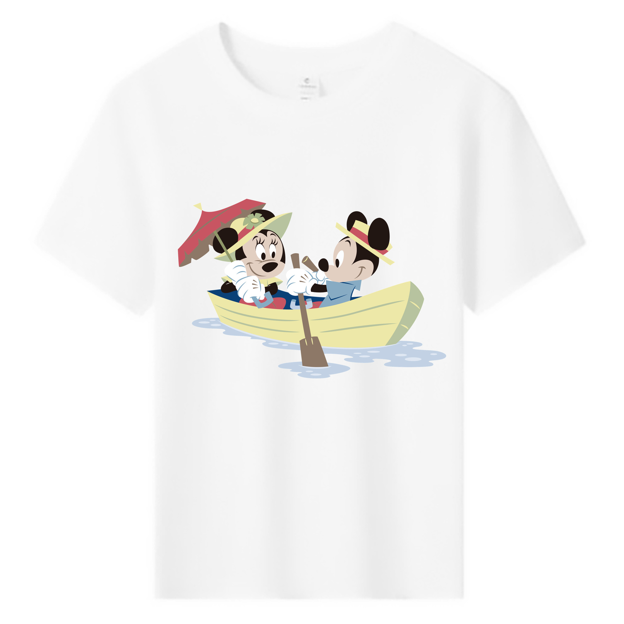 ミッキーマウス Mickey Mouse 綿100％キッズTシャツ（フロントプリント）