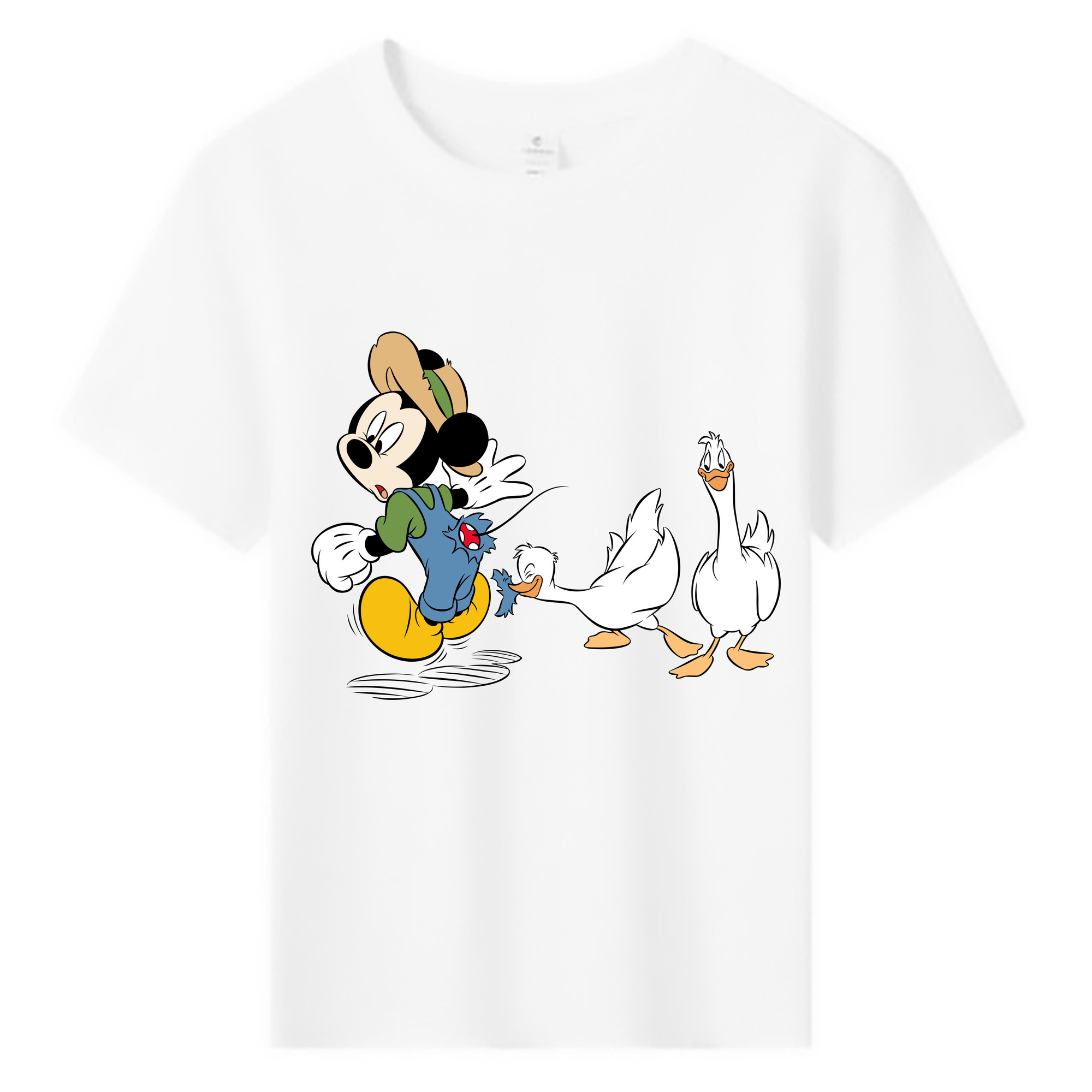 ミッキーマウス Mickey Mouse 綿100％キッズTシャツ（フロントプリント）